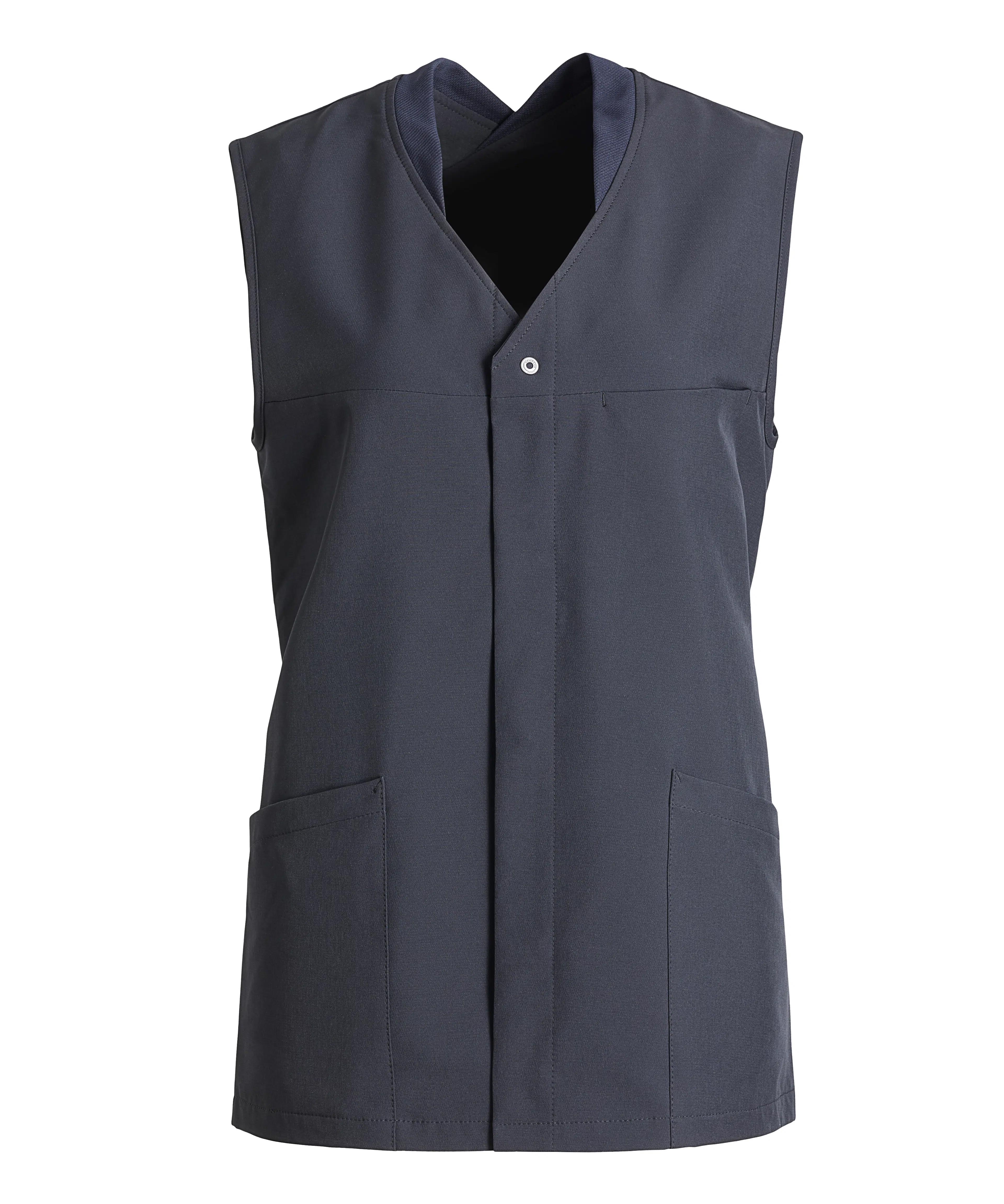 Unisex Weste Cross Neck 4-Way Stretch - dark night