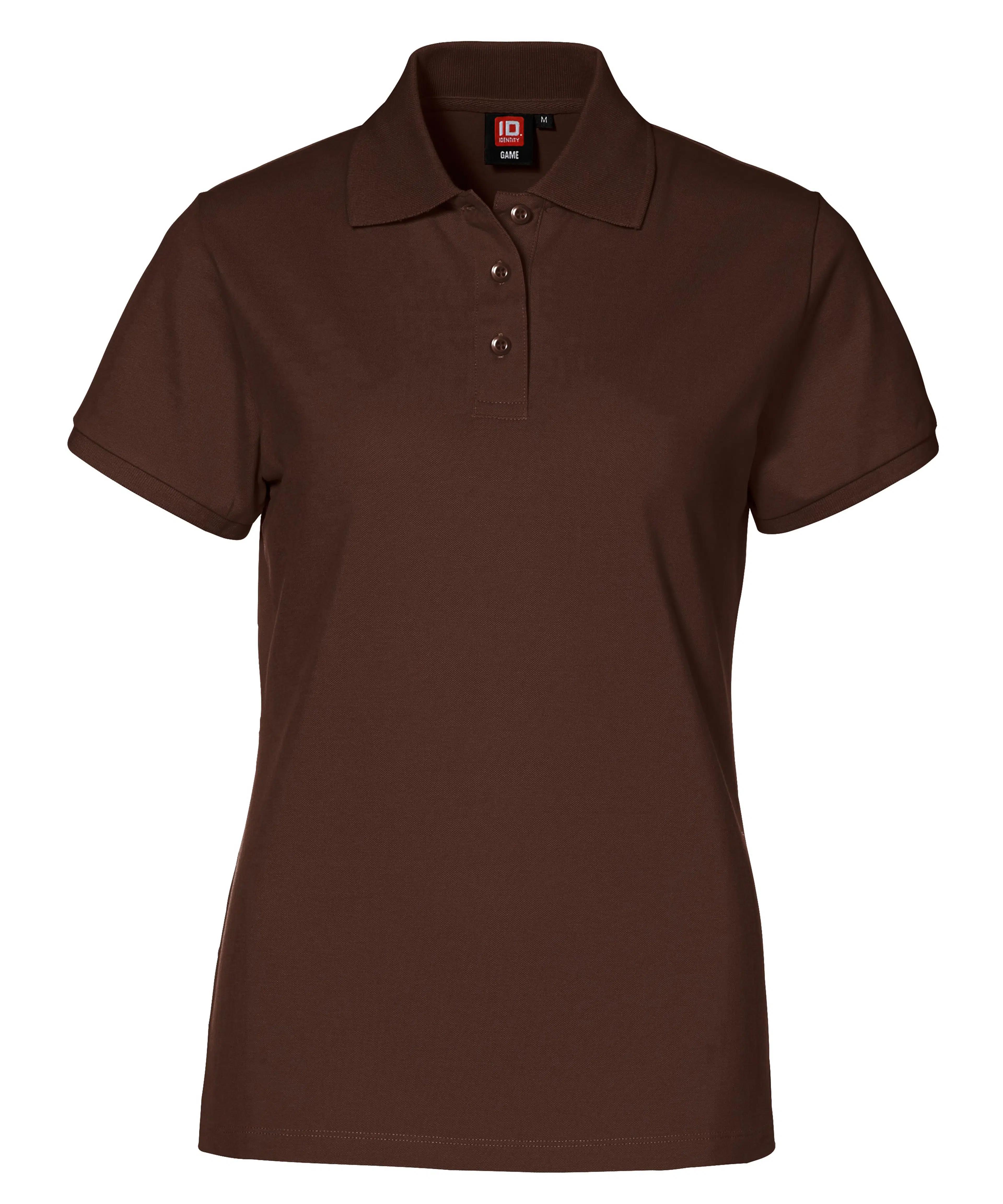 GAME Poloshirt Stretch Damen ID0527 - mocca