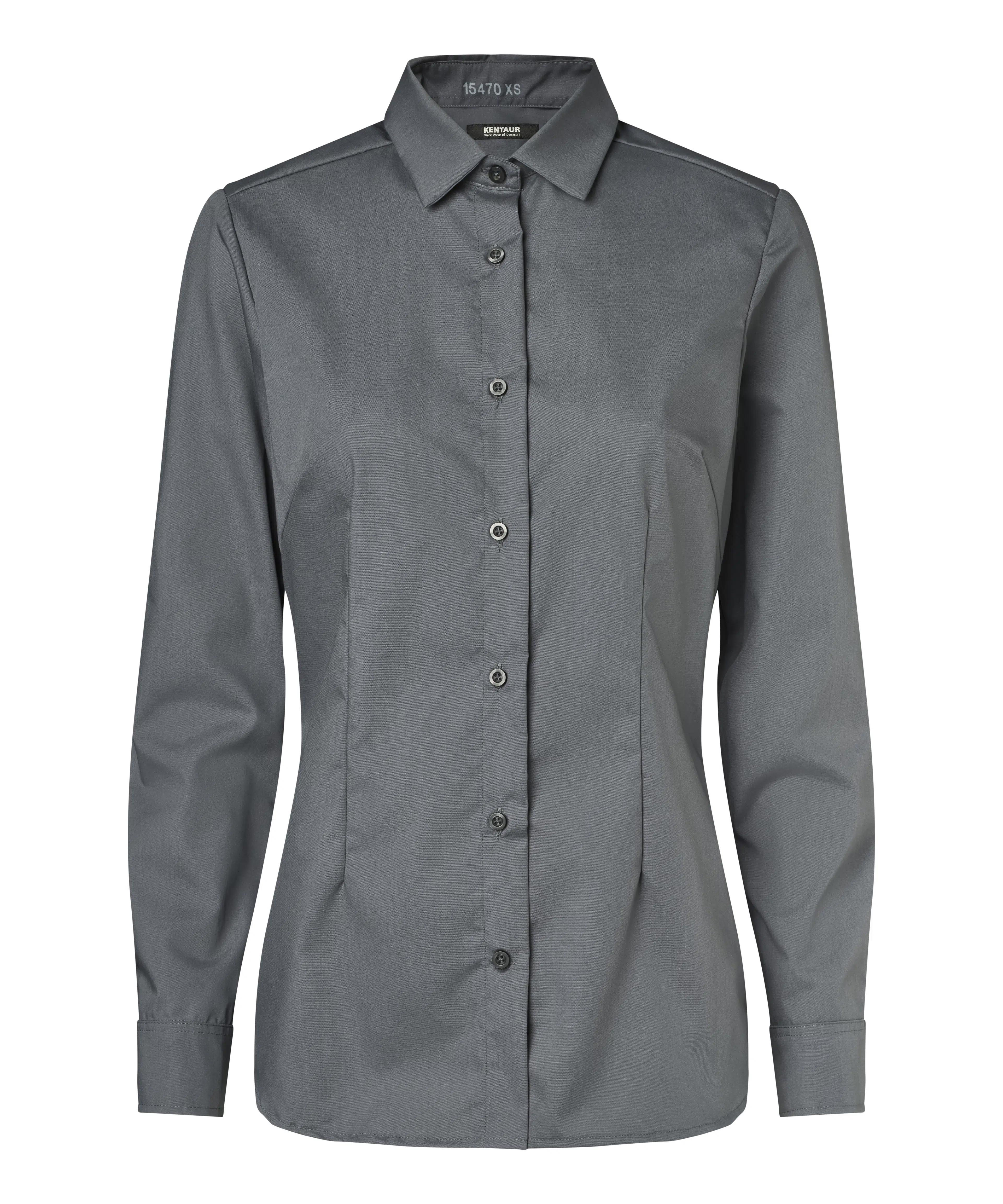 Damenbluse - Modern Fit - nimbus grey