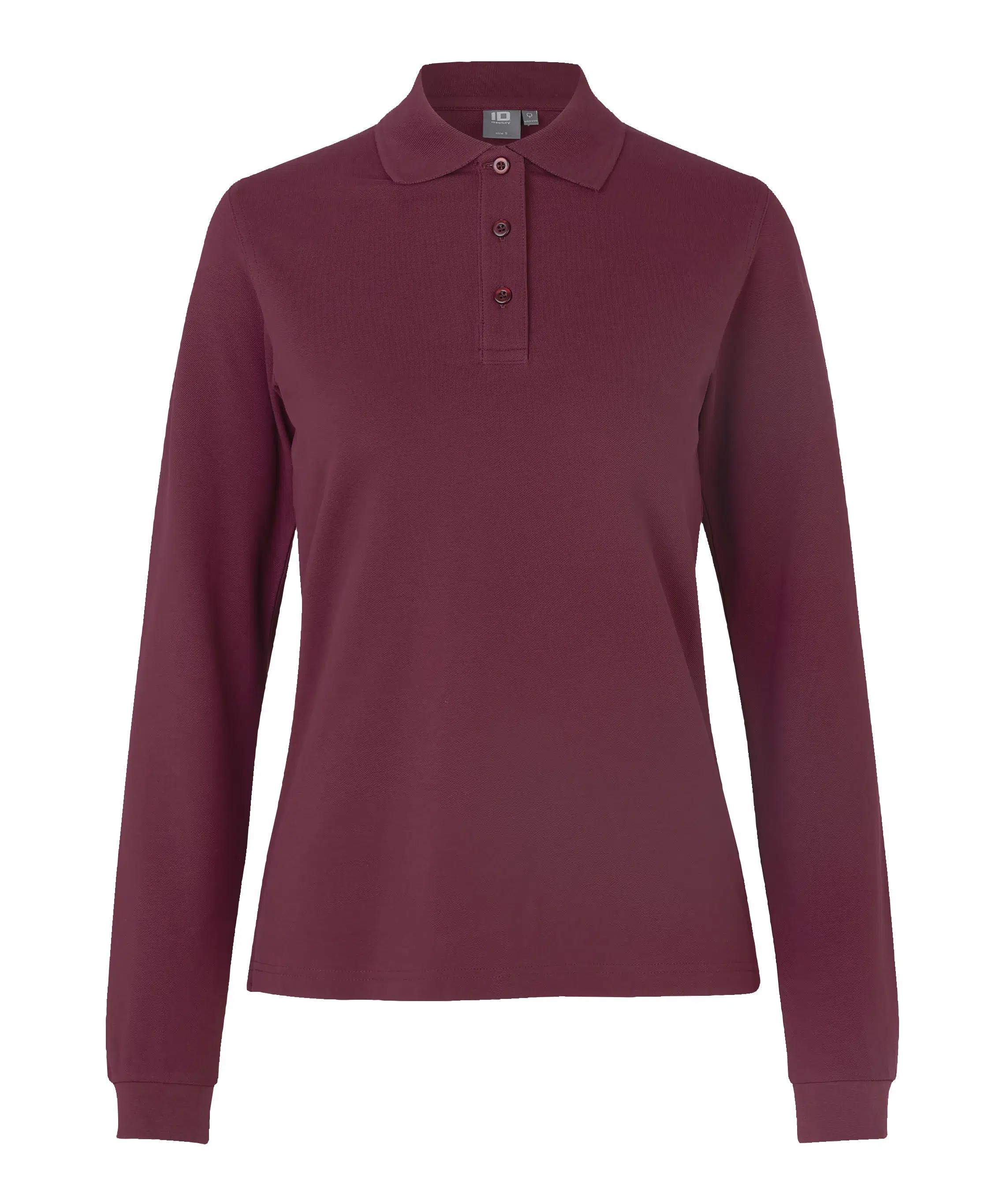 Poloshirt Damen ID0545 - bordeaux