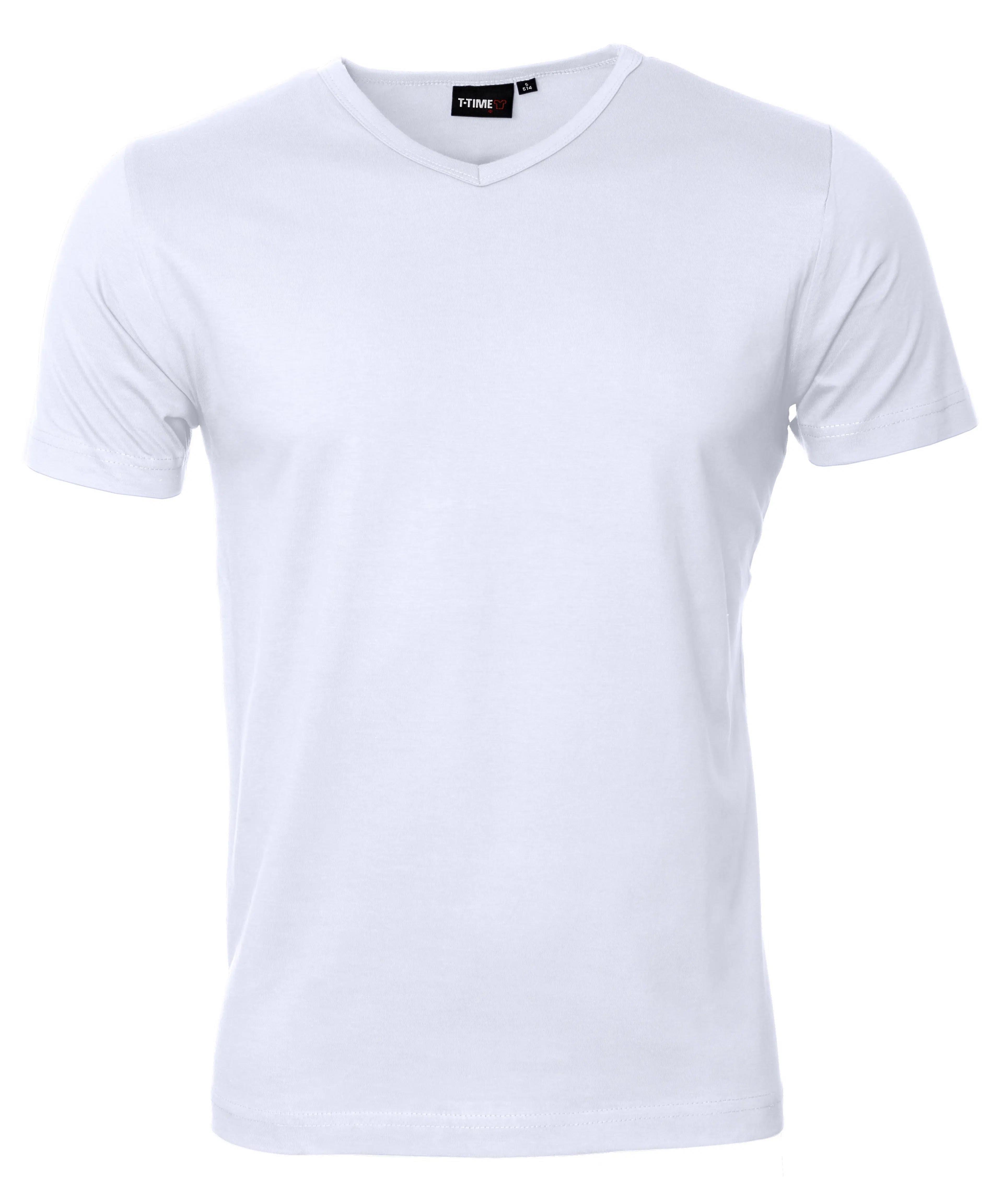 T-Time T-shirt V-hals ID0514