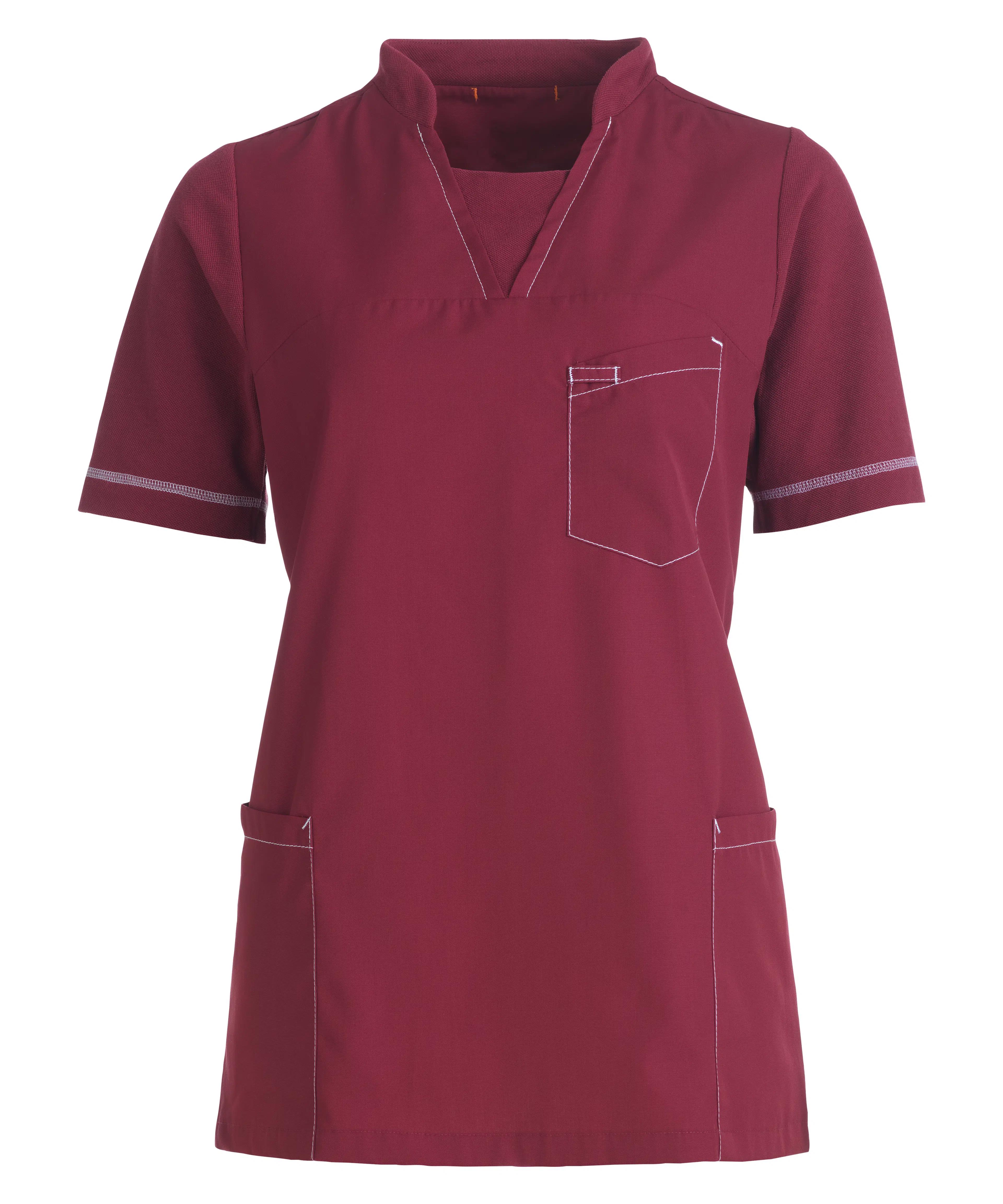 Unisex Piqué Schlupfkasack - bordeaux