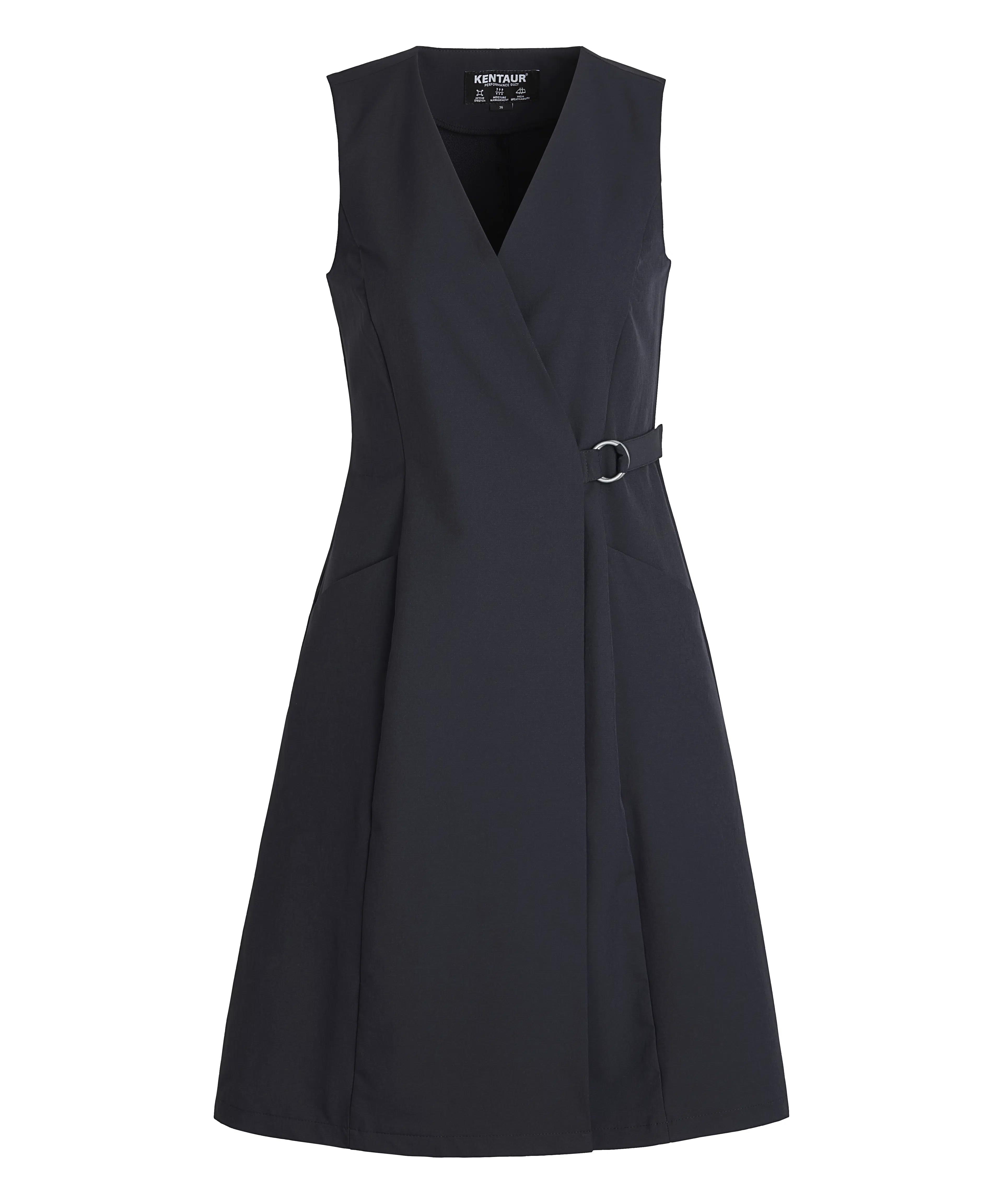 Kentaur - Wrap around Anzugkleid 4-Way-Stretch - dark night