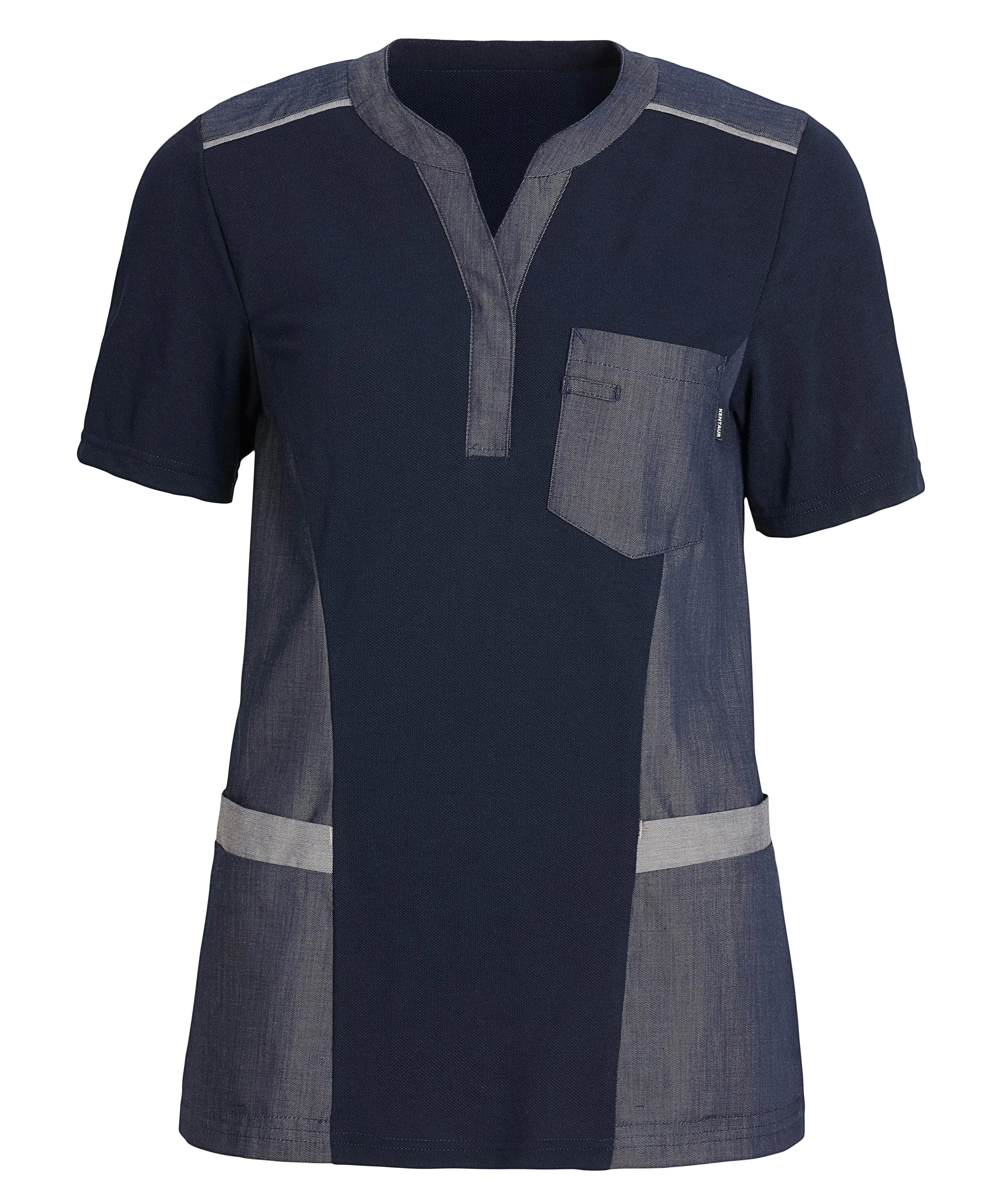 Dame piqué shirt v-hals