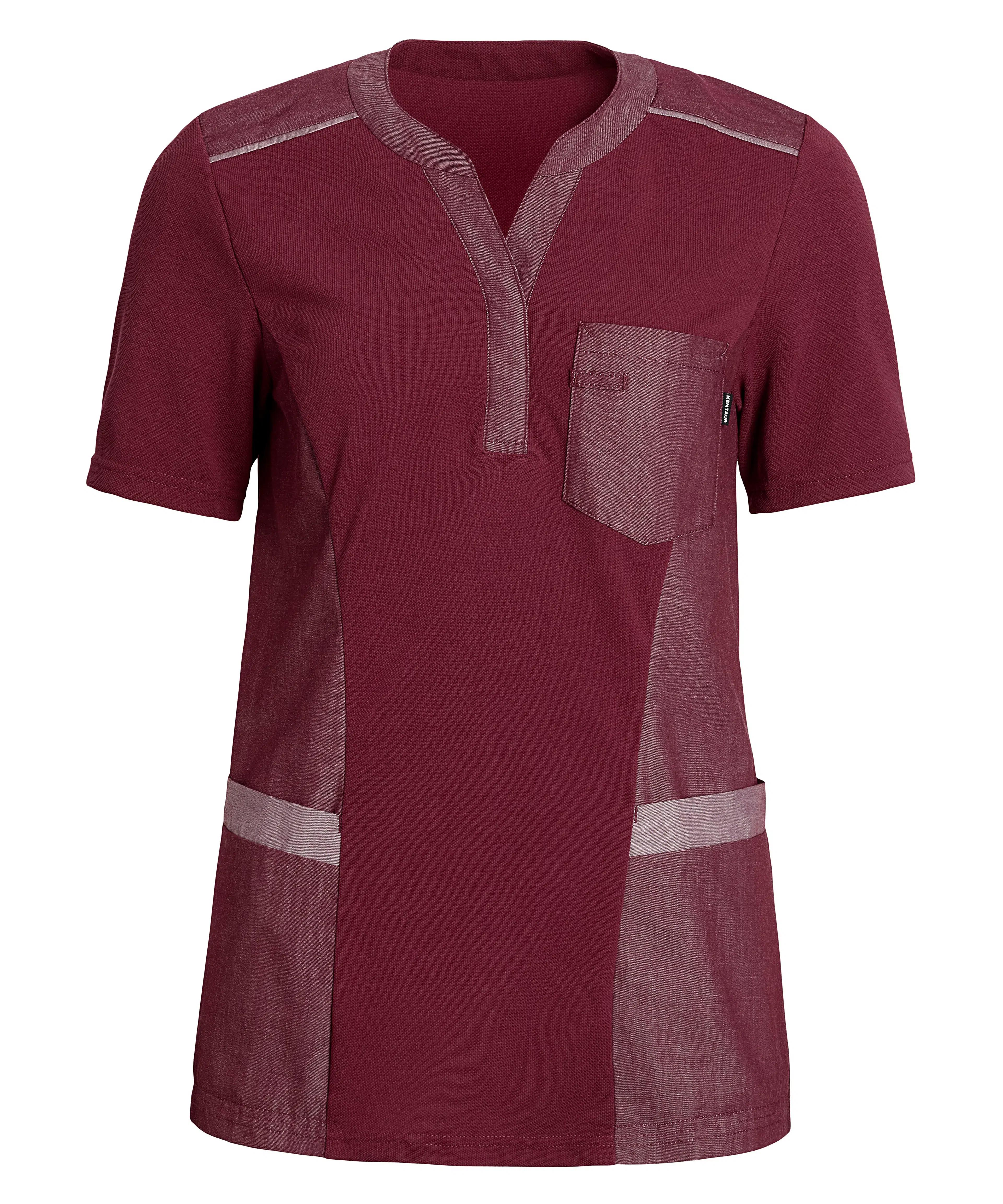 Dame piqué shirt v-hals