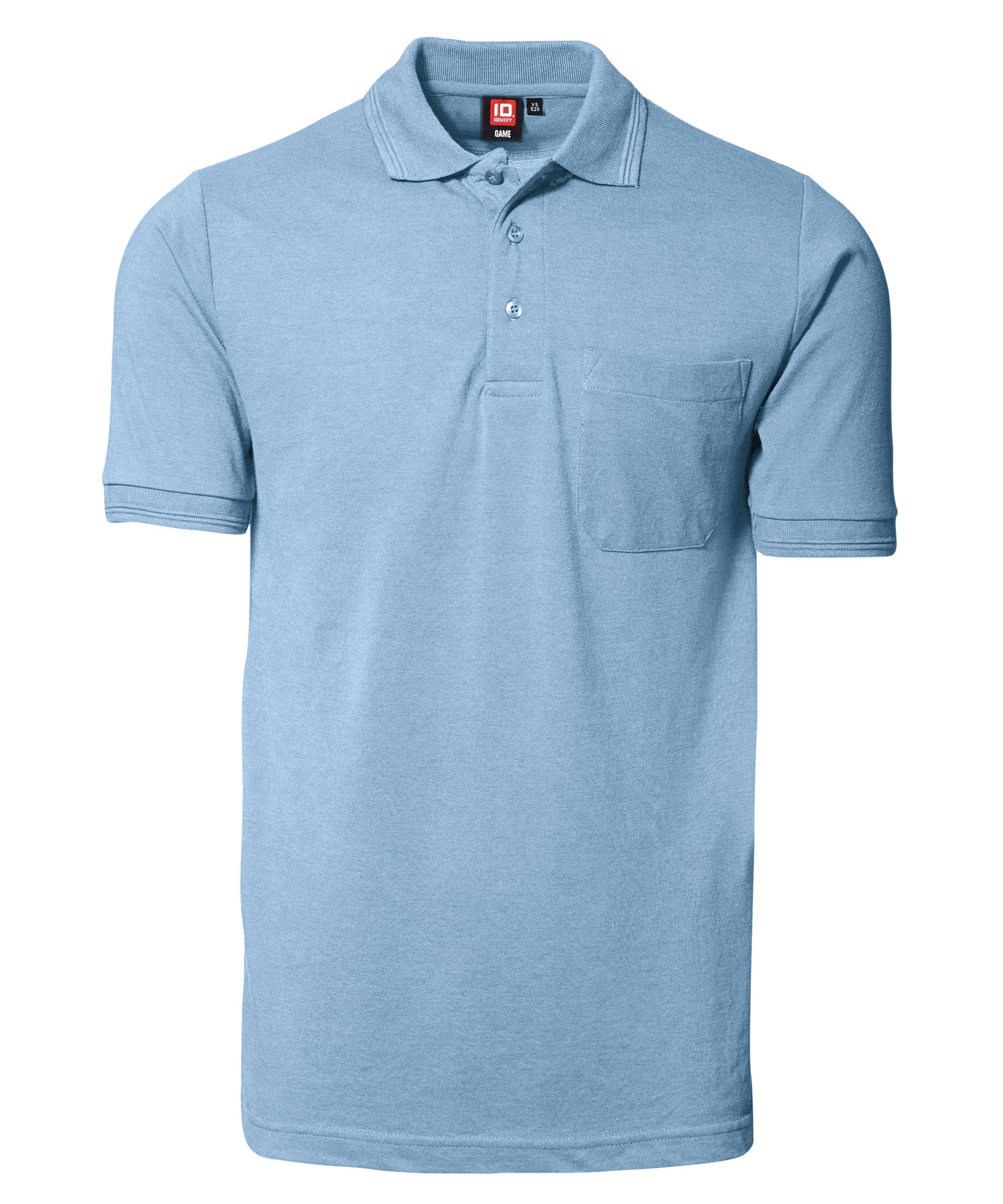 GAME Poloshirt ID0520 - hellblau