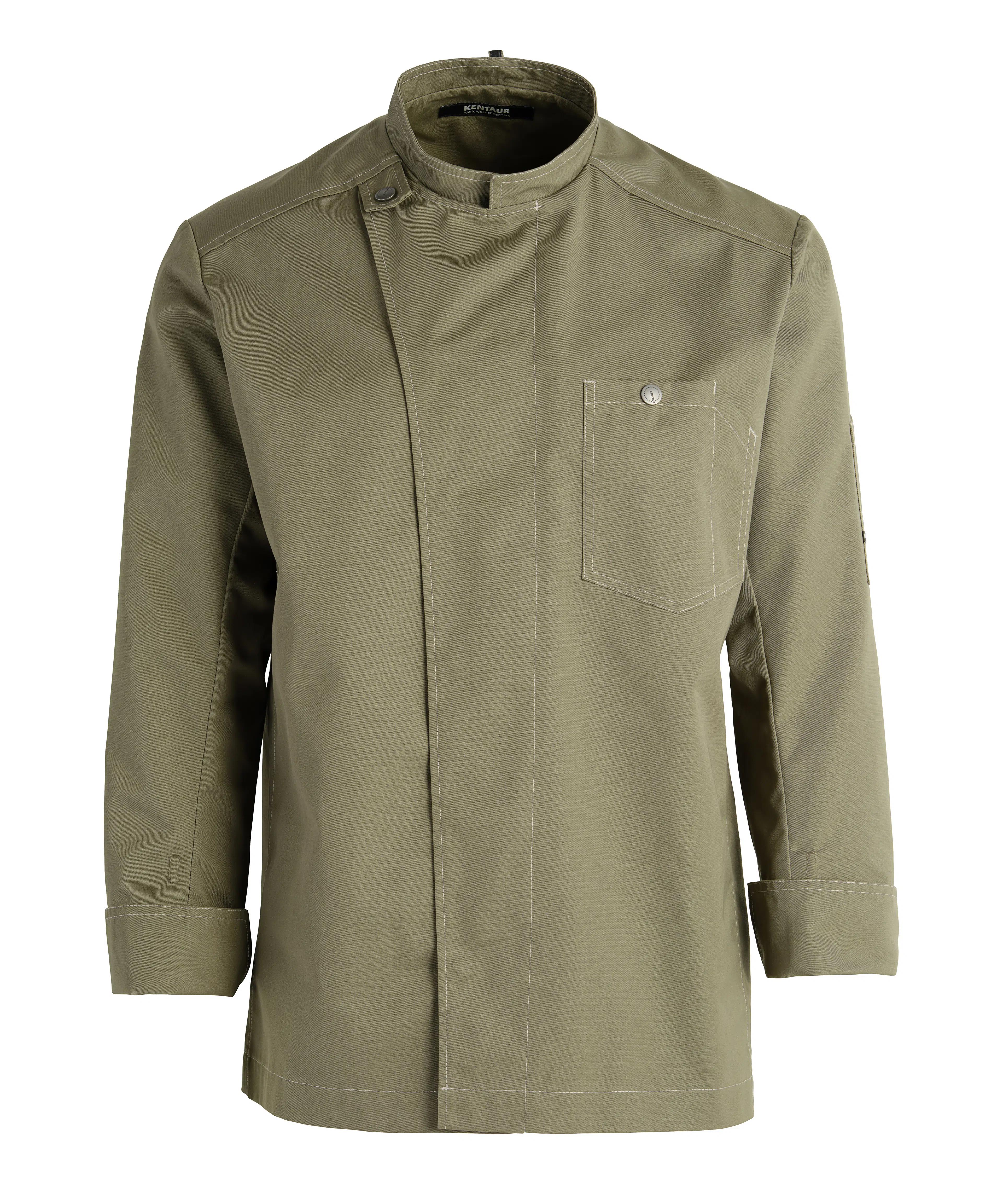 Unisex Koch/Servicejacke - jagd grün