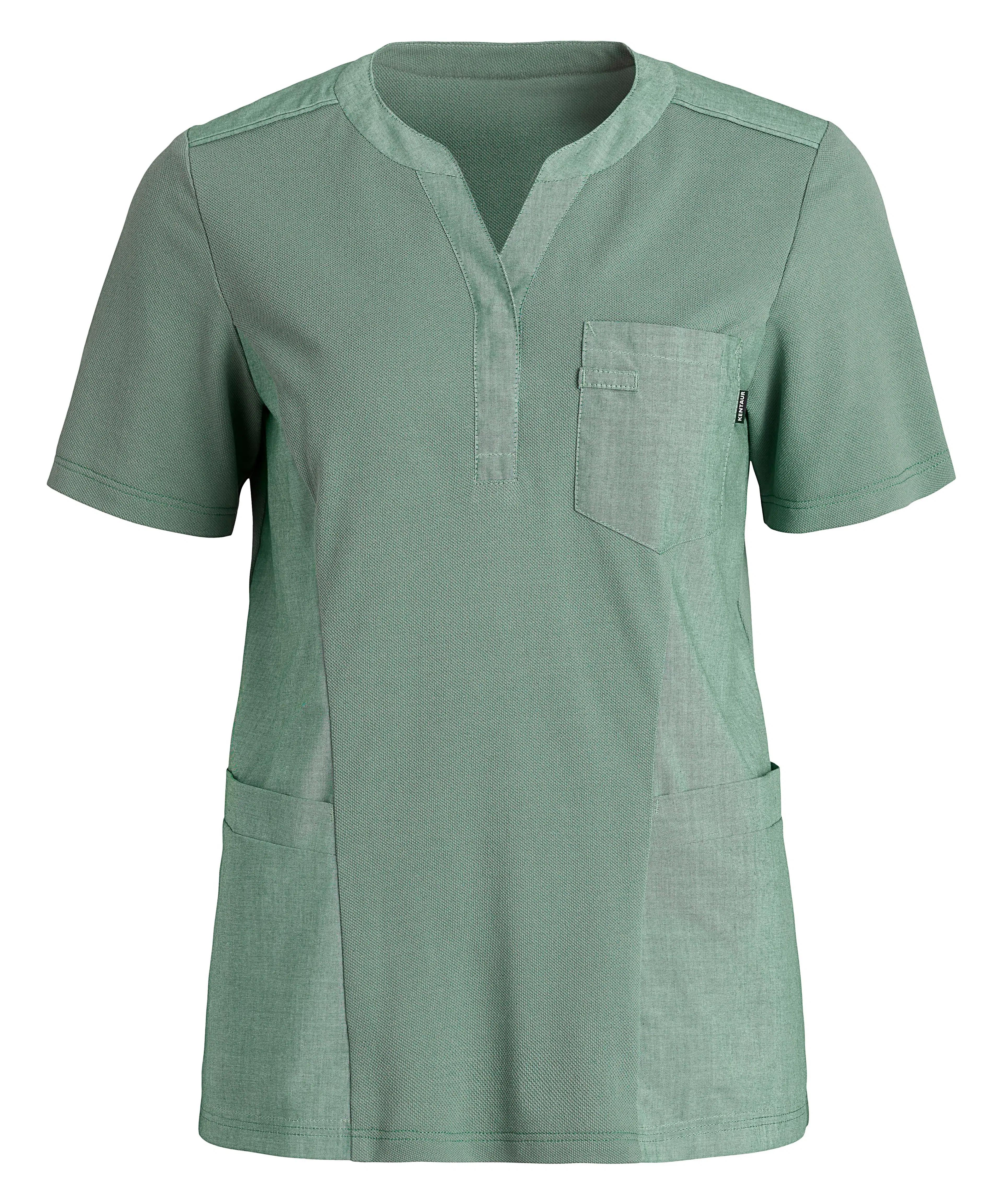 Dame piqué shirt v-hals