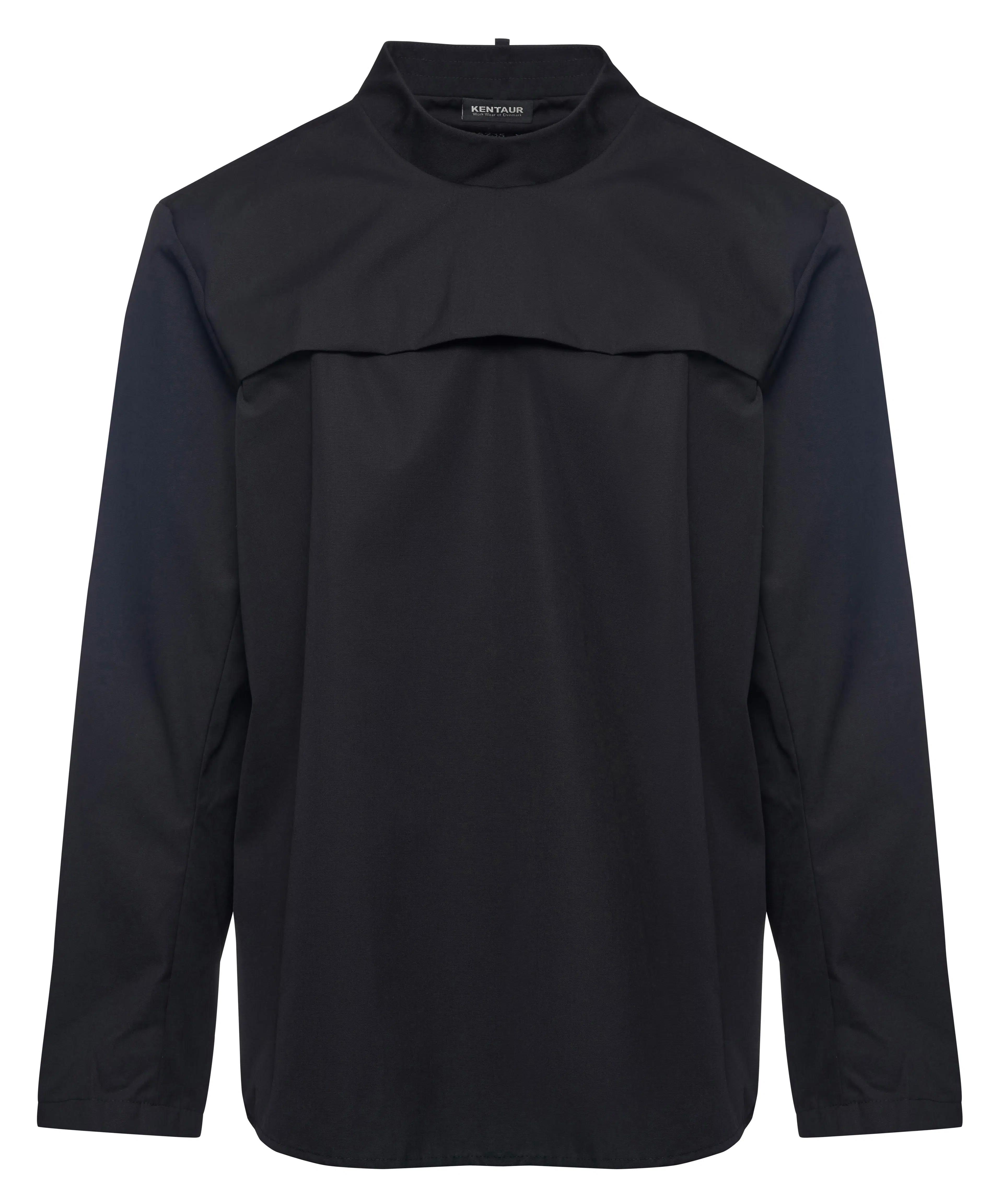 Herren Pullover Hemd - schwarz