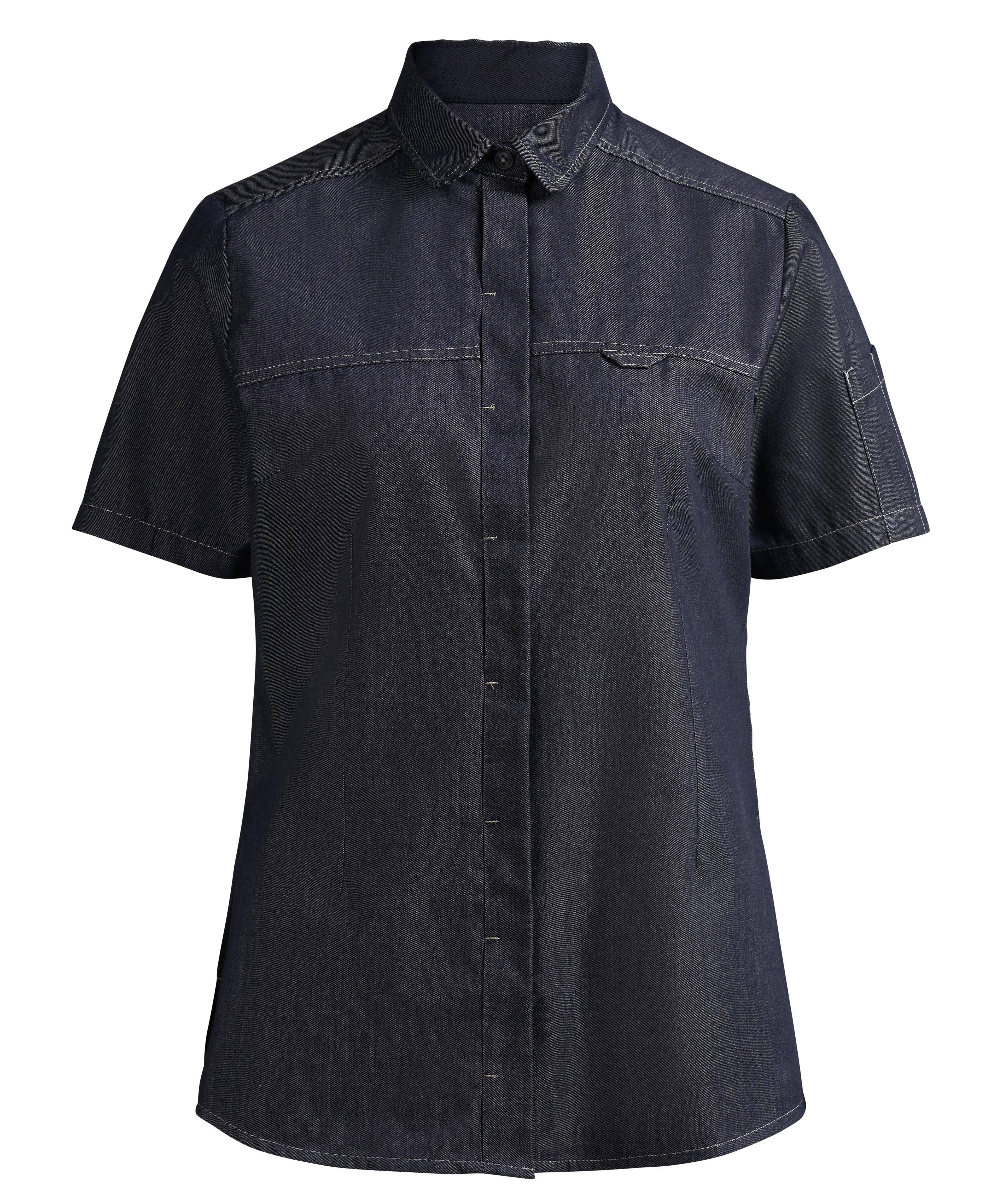 Damenbluse - denim blau