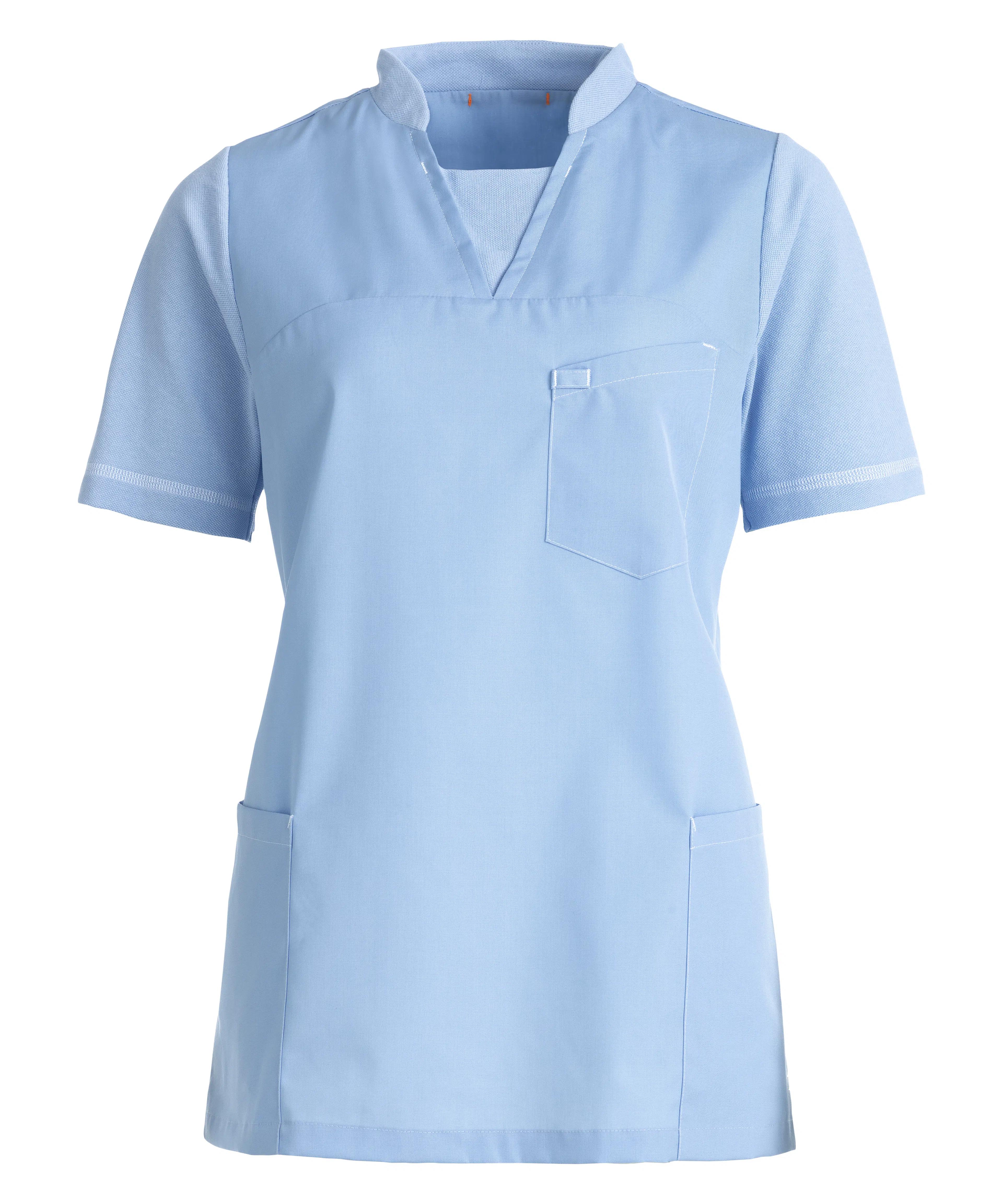 Unisex Piqué Schlupfkasack - hellblau