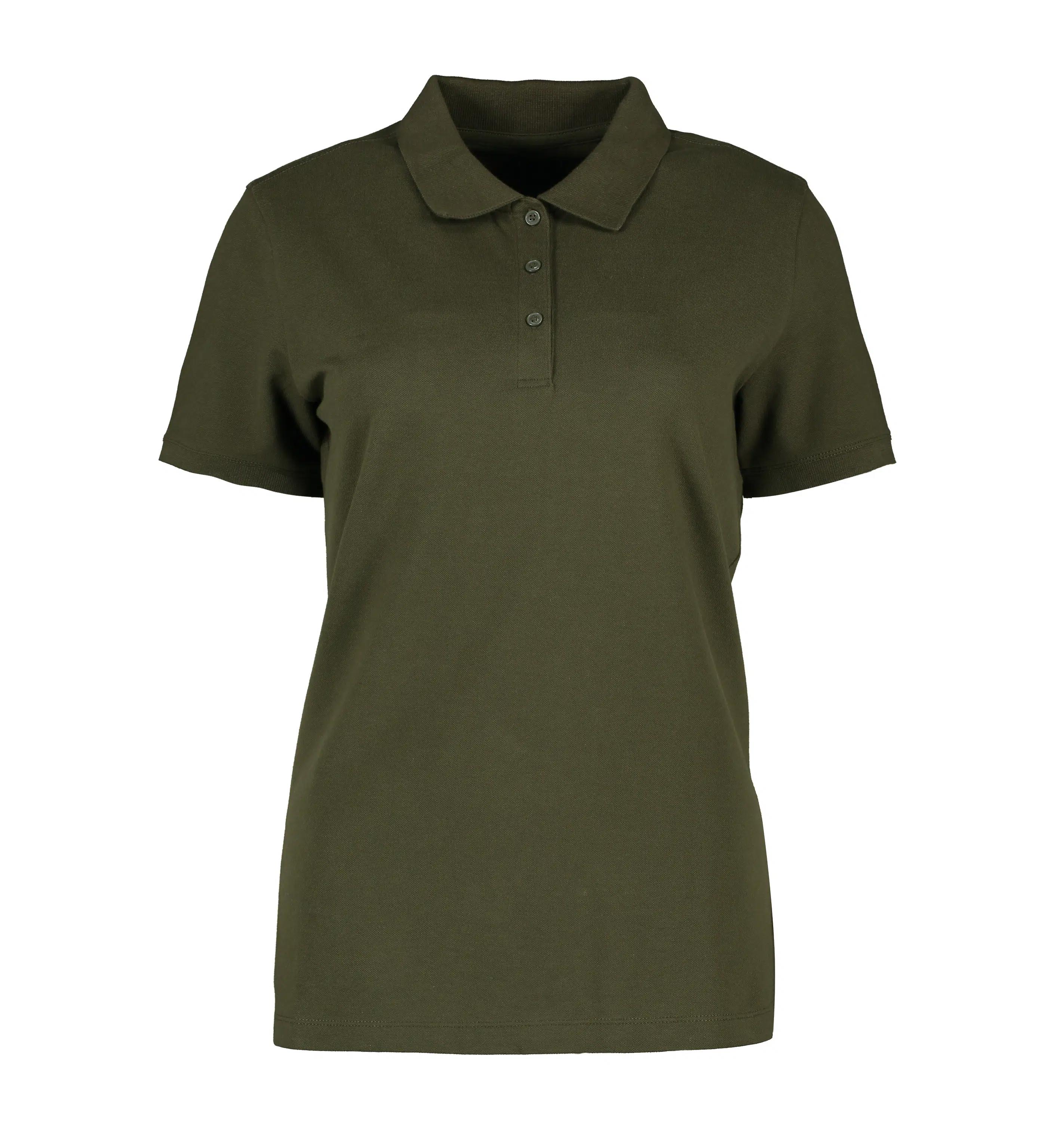 Ökologisches Damenpolo ID0587 - olive