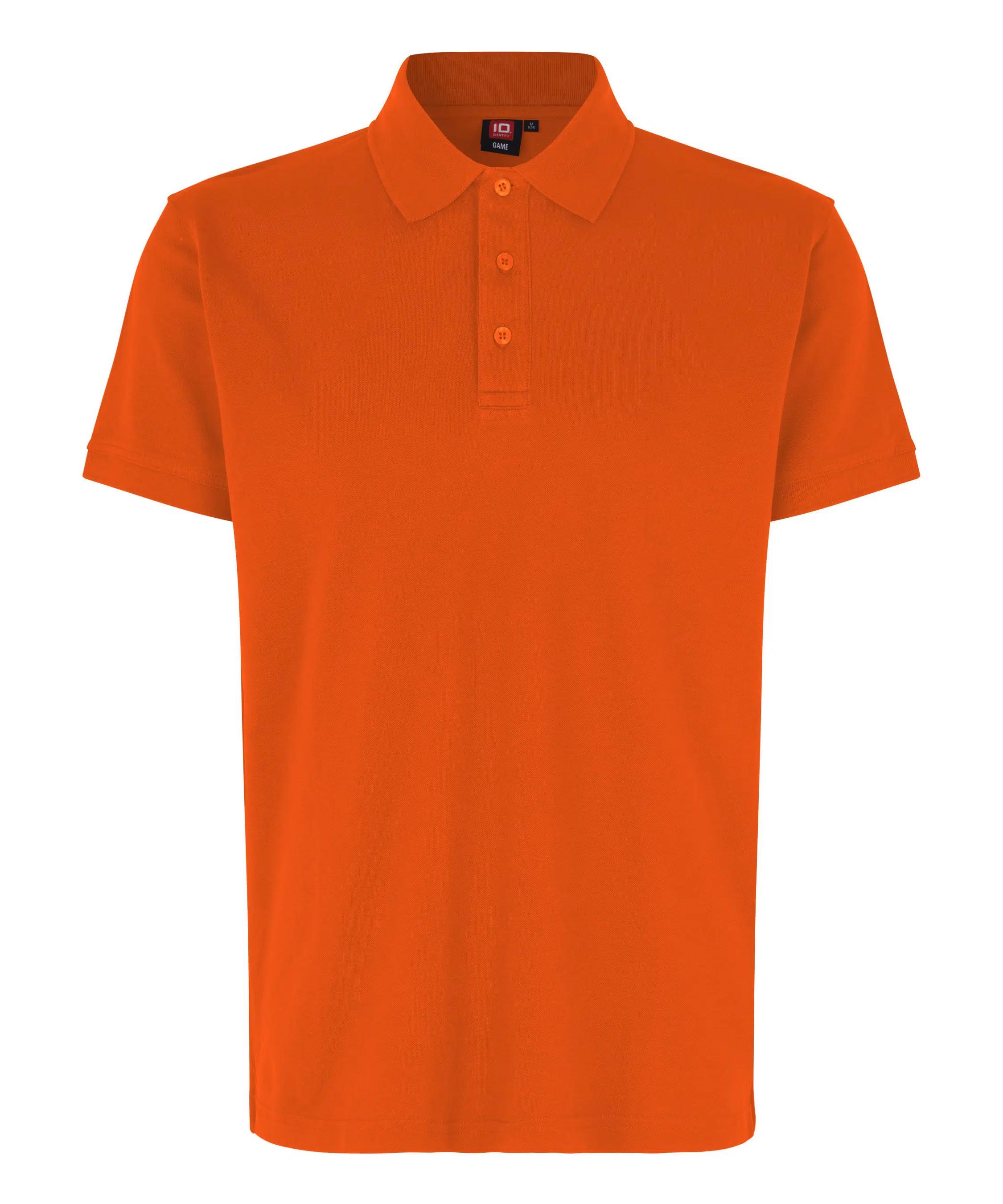 GAME Poloshirt Stretch ID0525 - orange