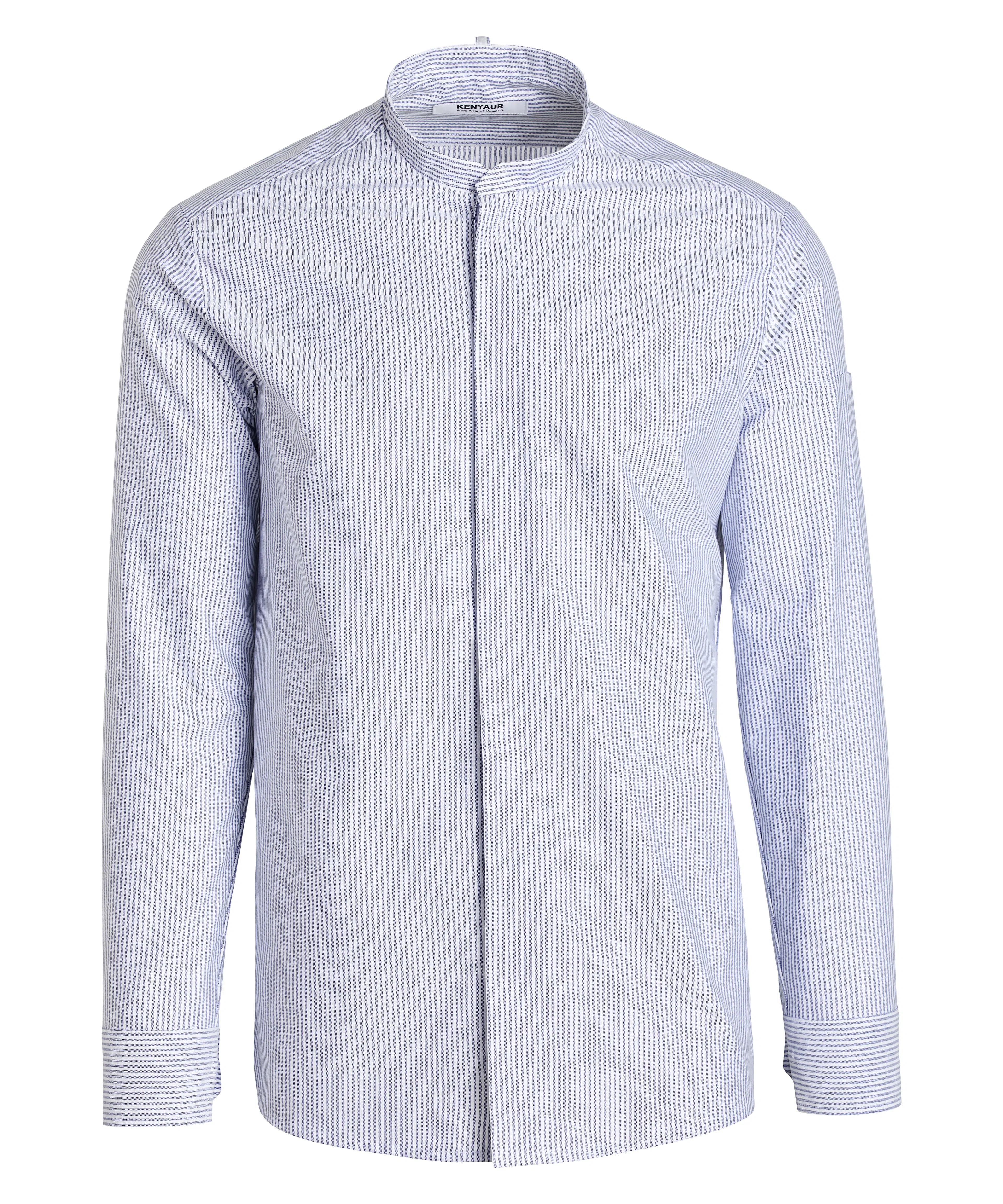 Oxford Herrenhemd - blue stripe