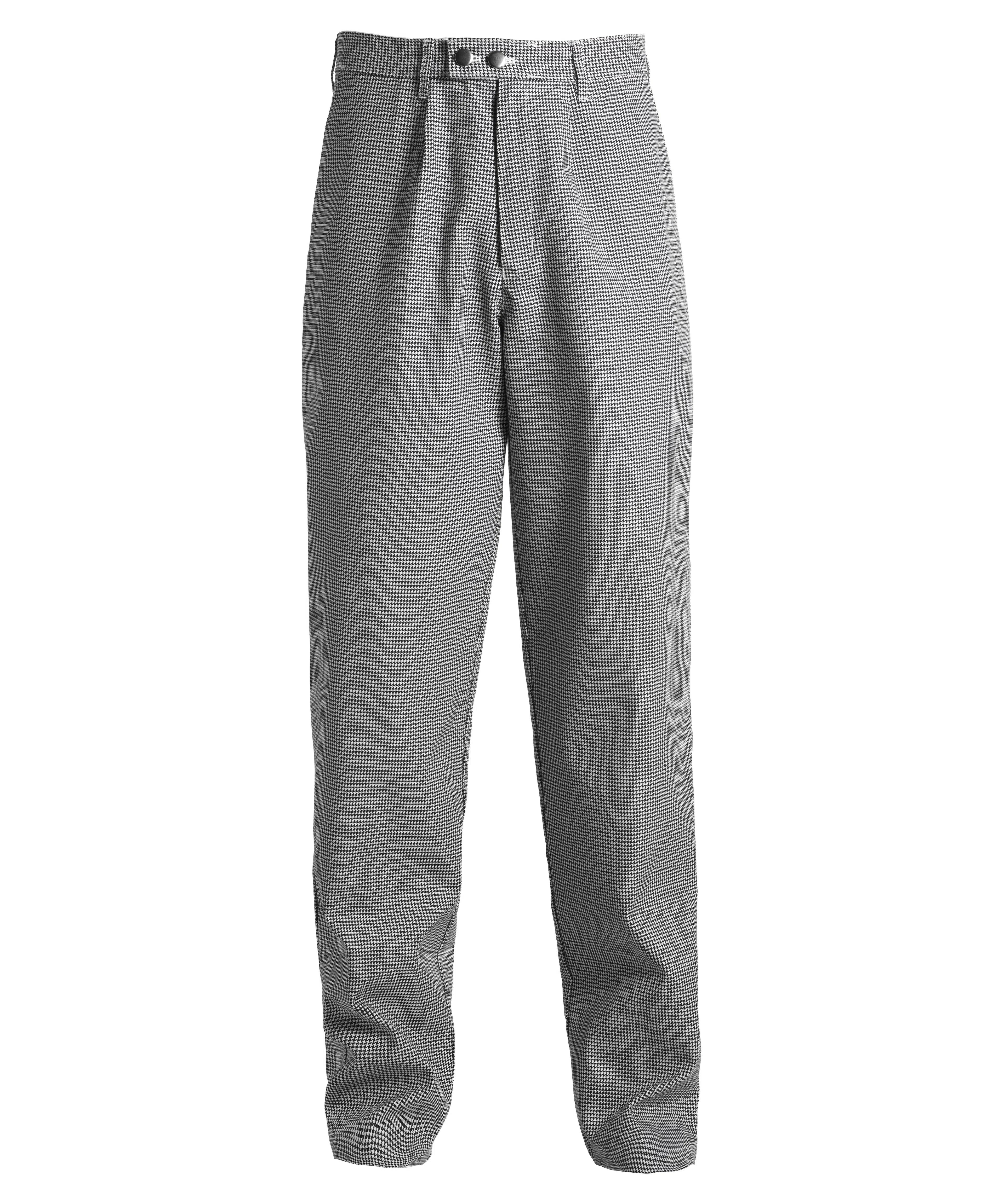 Kochhose - schwarz/weiß pepita