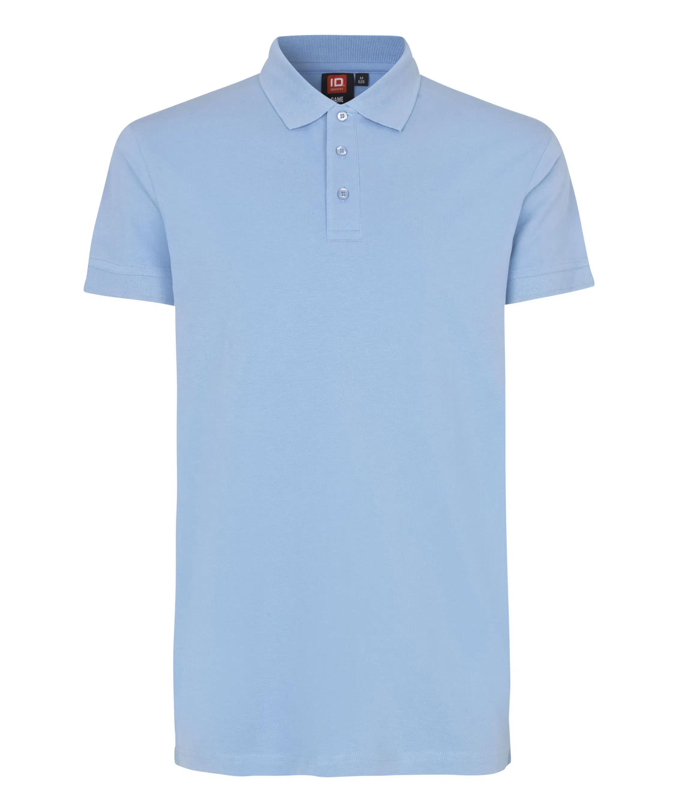 GAME Poloshirt Stretch ID0525 - hellblau
