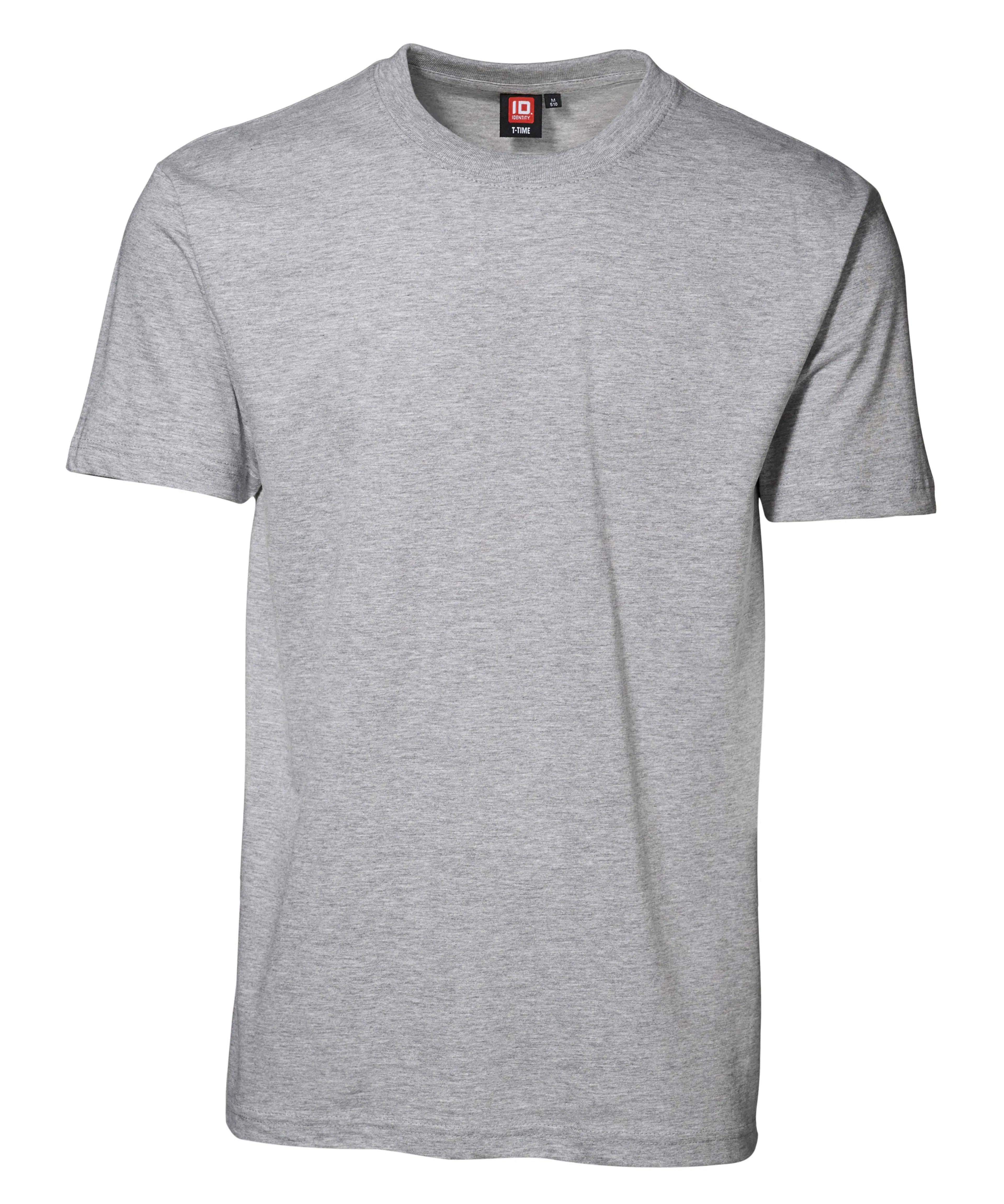 T-Time T-Shirt ID0510 - grau meliert S