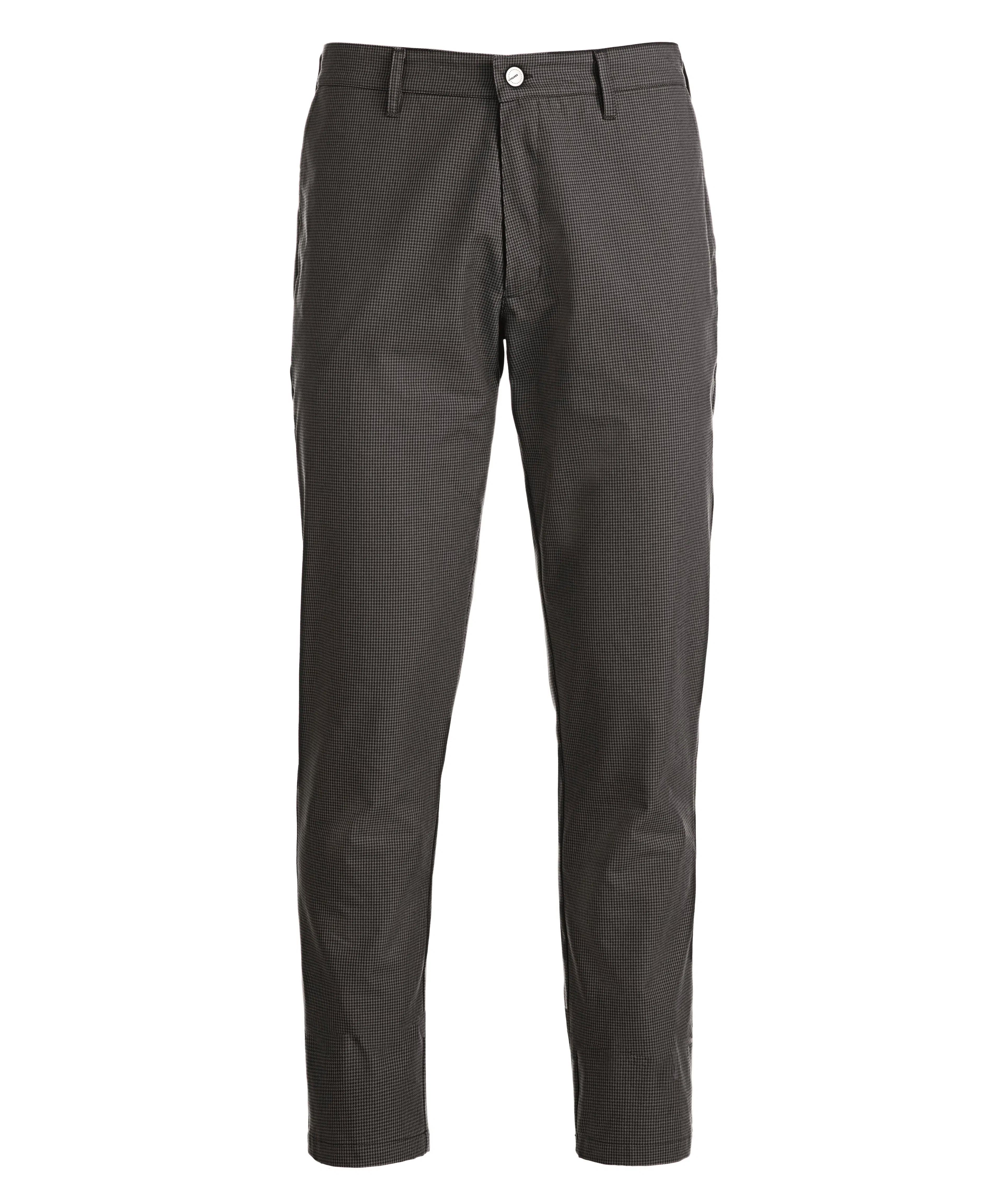 Herren Chino - schwarz/grau pepita