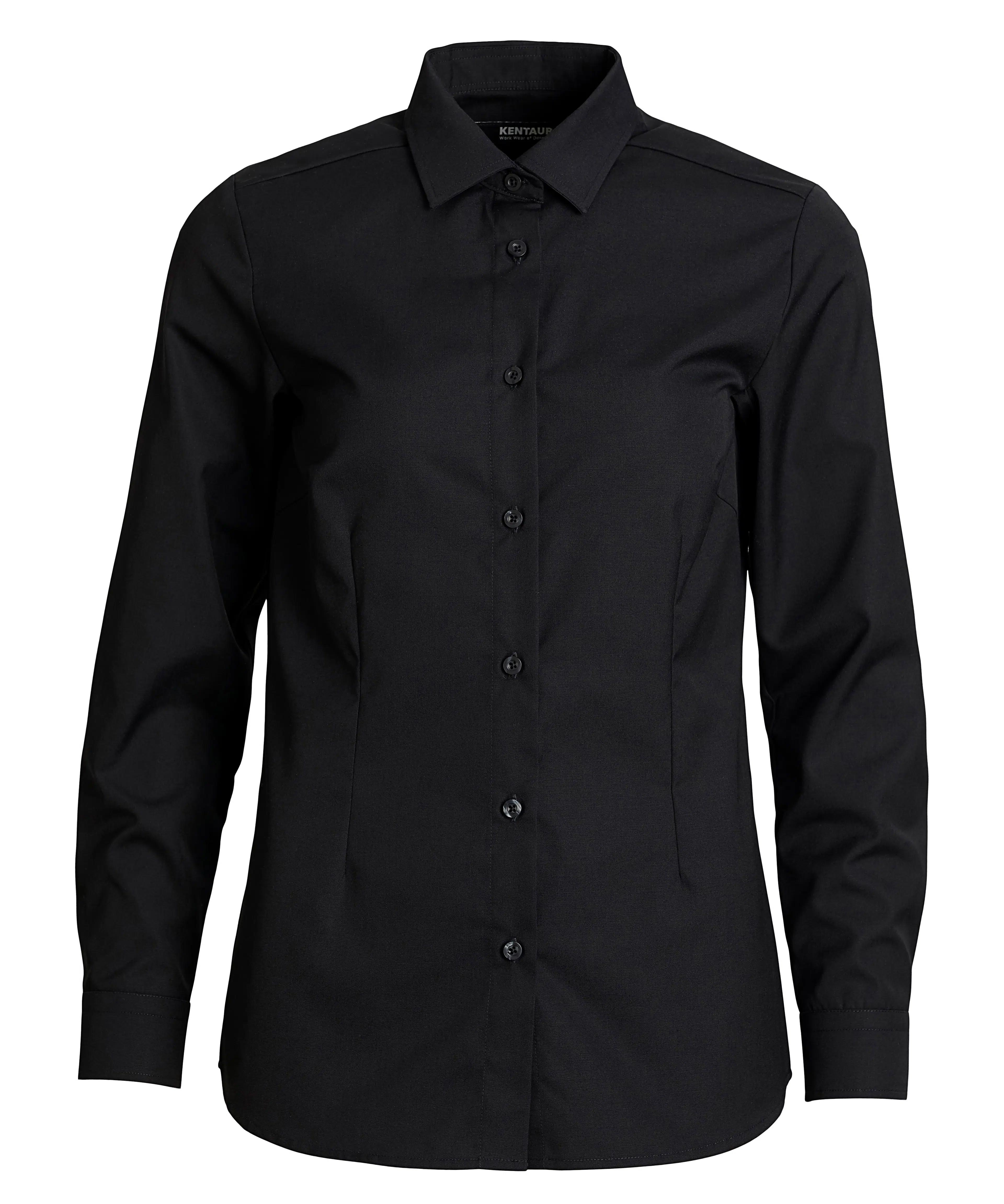 Damenbluse - Modern Fit - schwarz