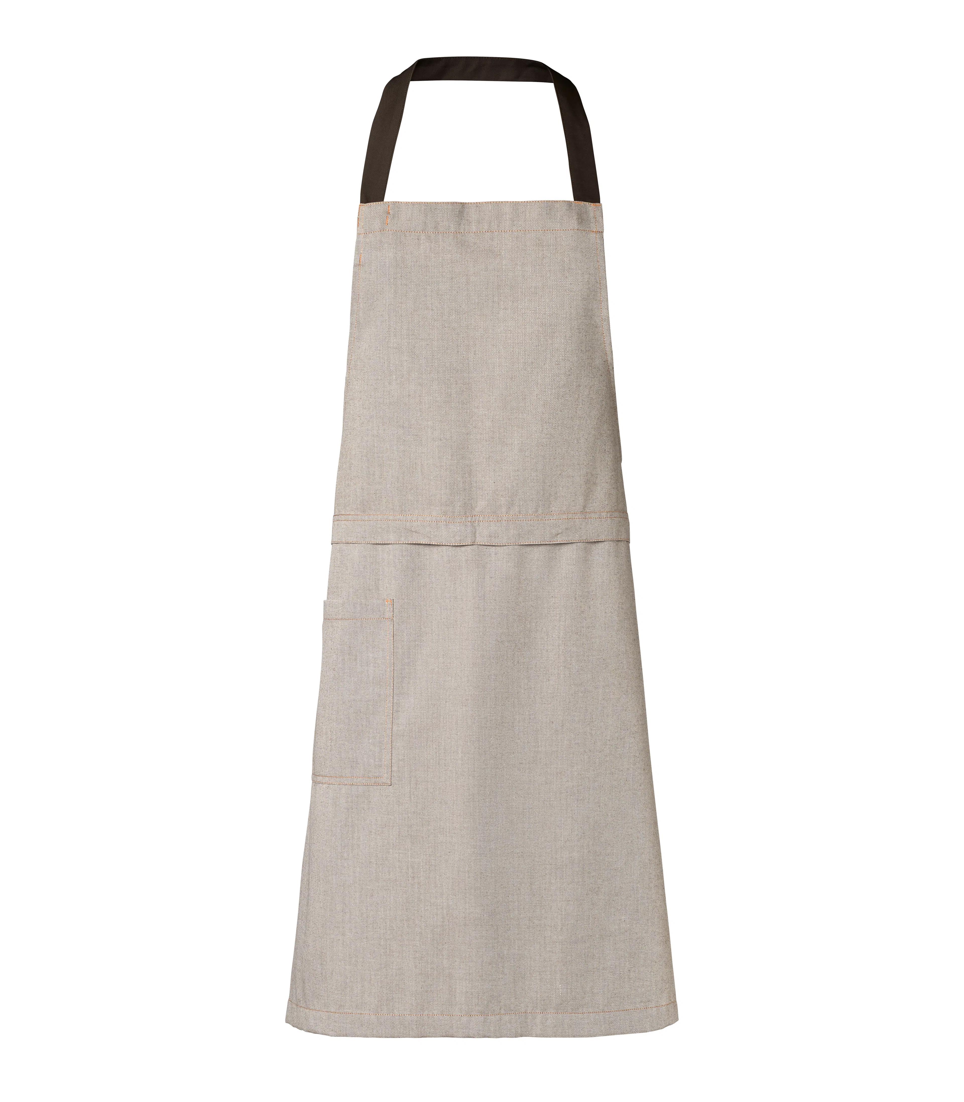 SNB Latzschürze m. Tasche - mushroom
