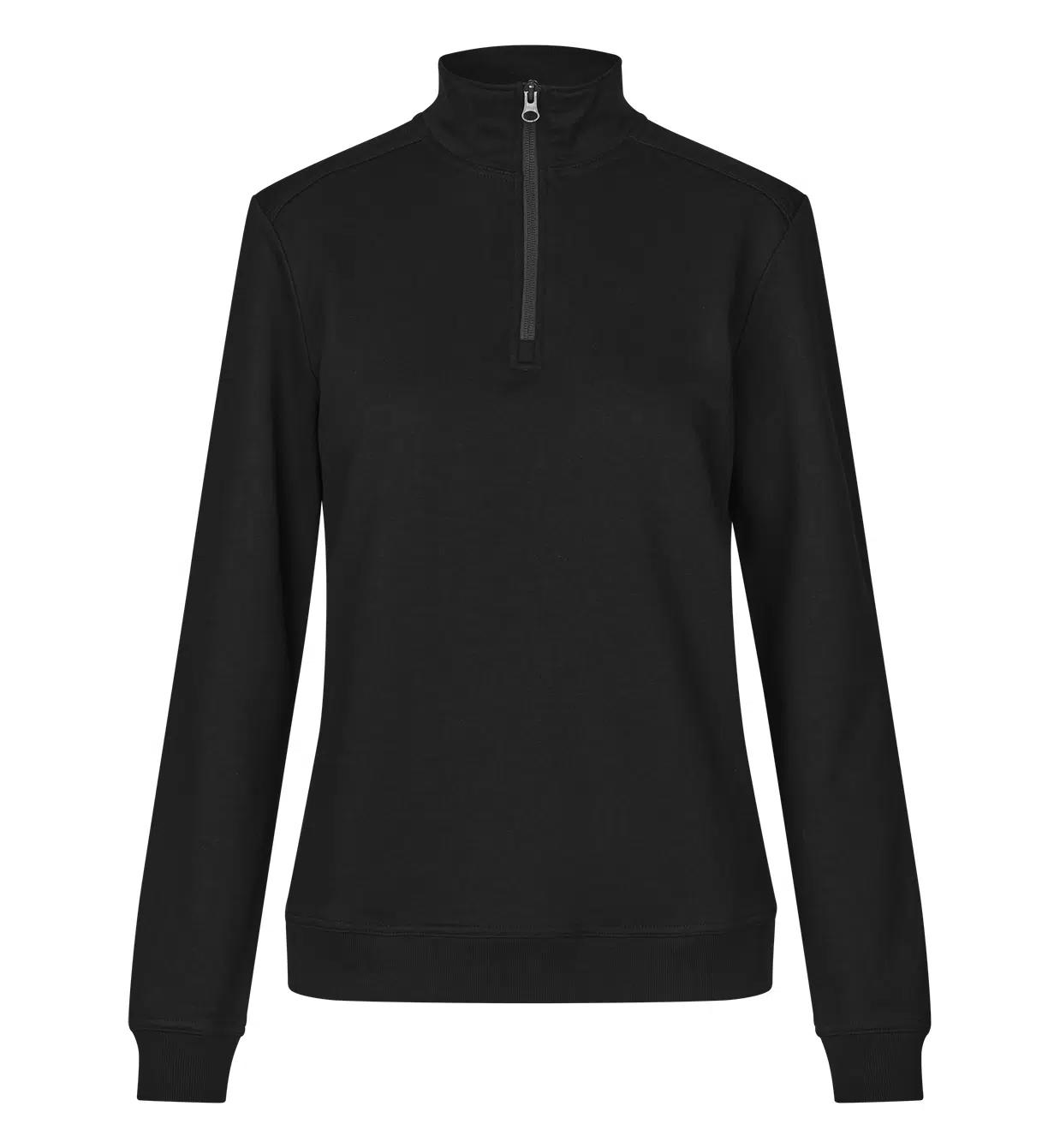 PRO Wear CARE 1/4 zip Damen ID0385 - schwarz