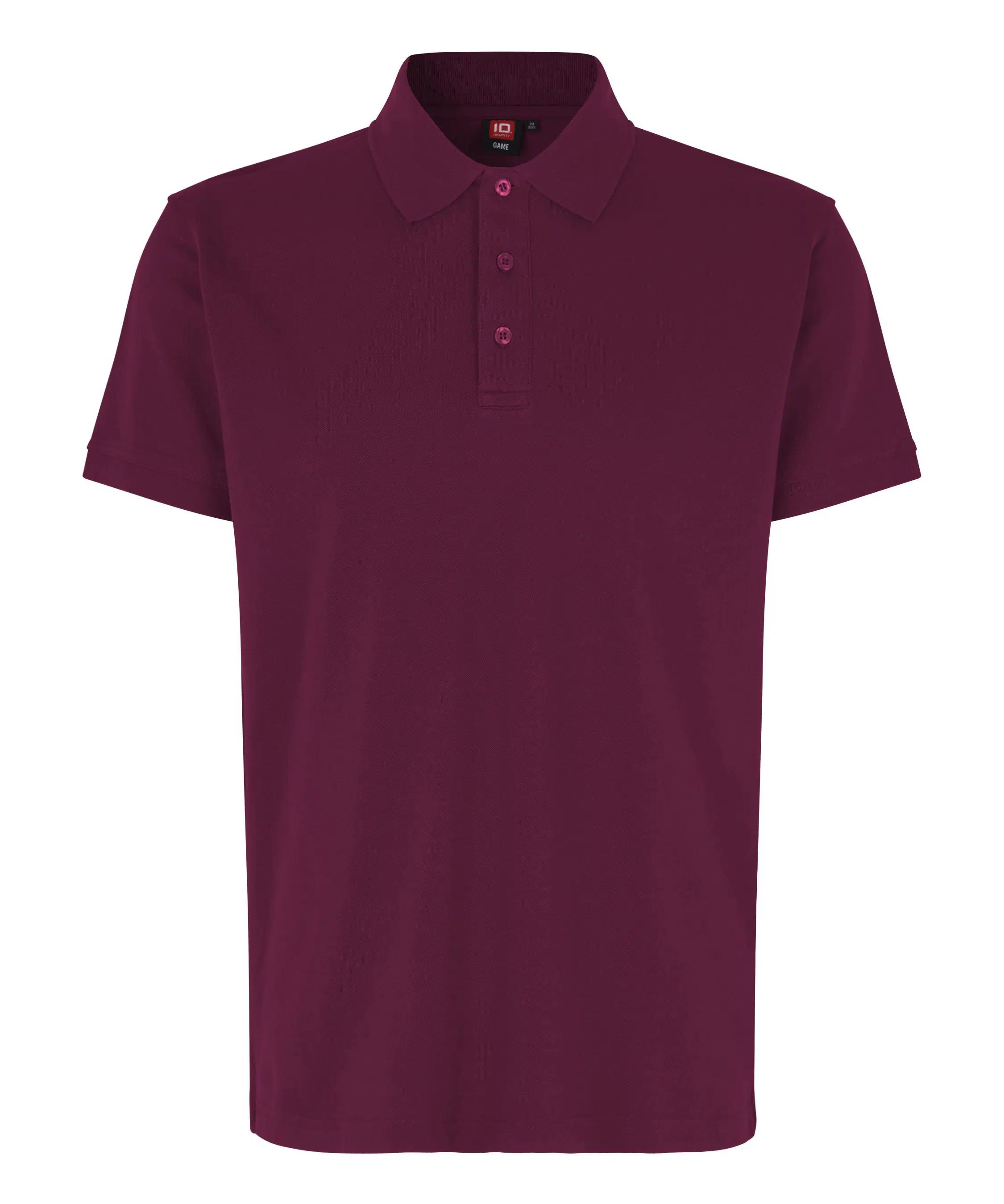 GAME Poloshirt Stretch ID0525 - bordeaux