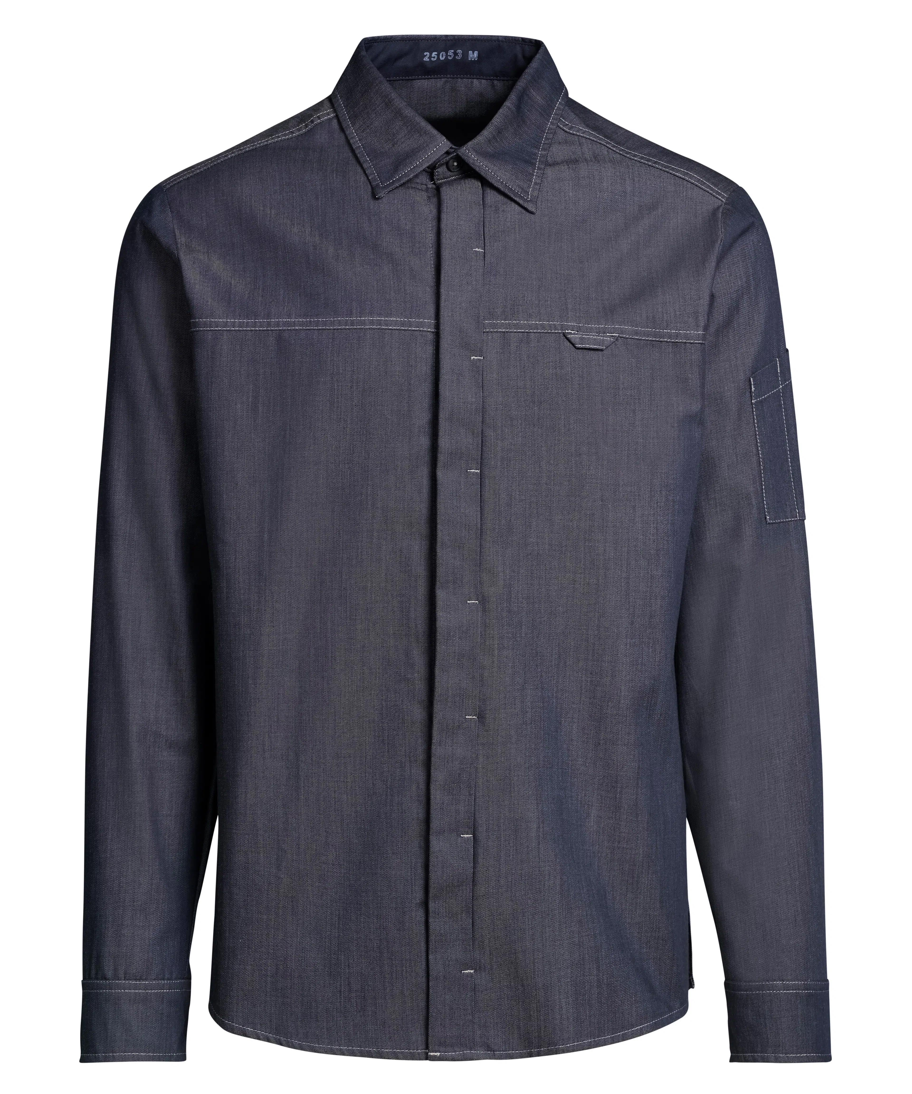 Herrenhemd - denim blau
