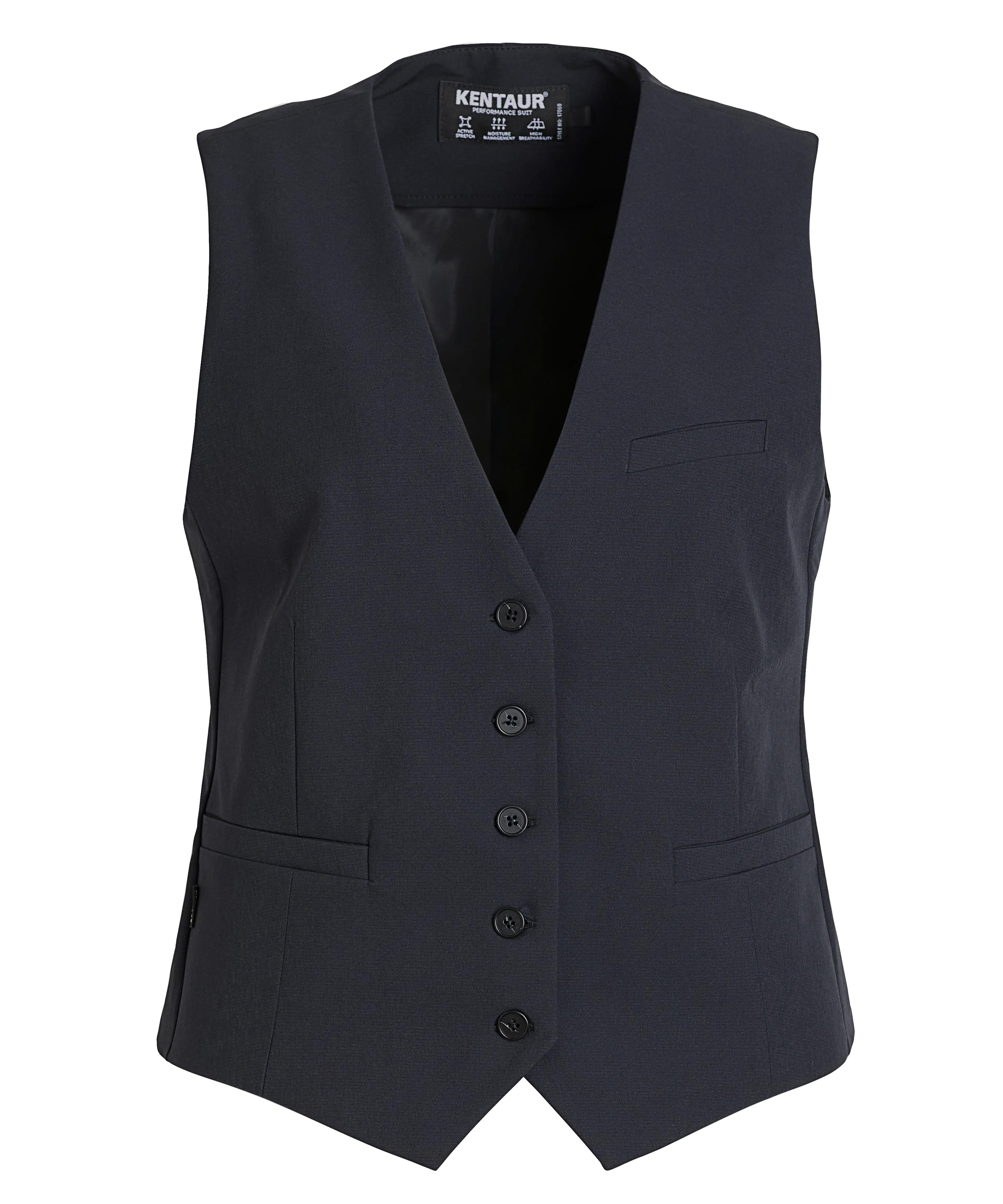 Kentaur - Dame suit vest 4-way-stretch - dark night til kvinder, 90/10% rPES/EL - 220 g/m2