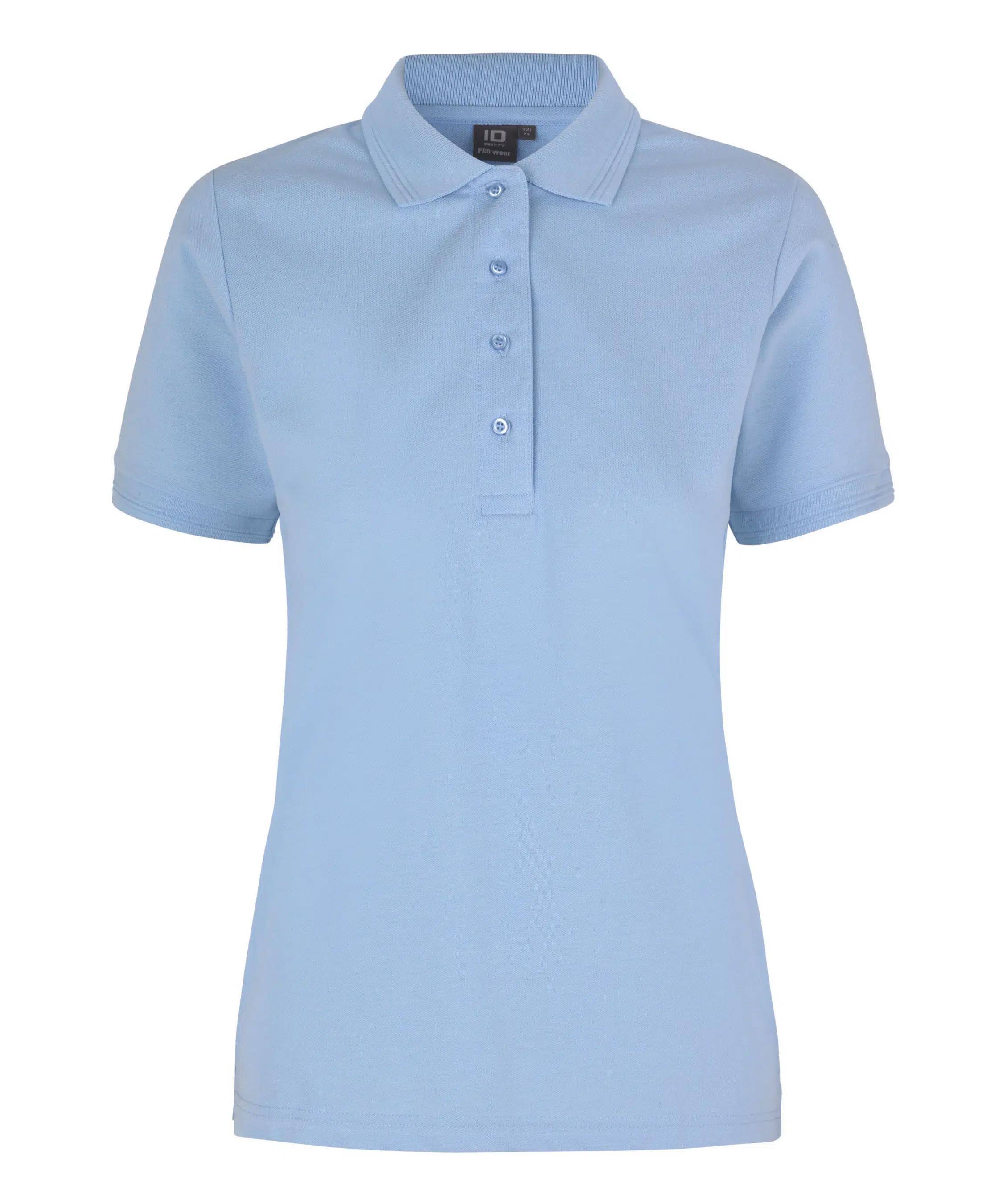 PRO Wear Damenpolo ID0321 - hellblau