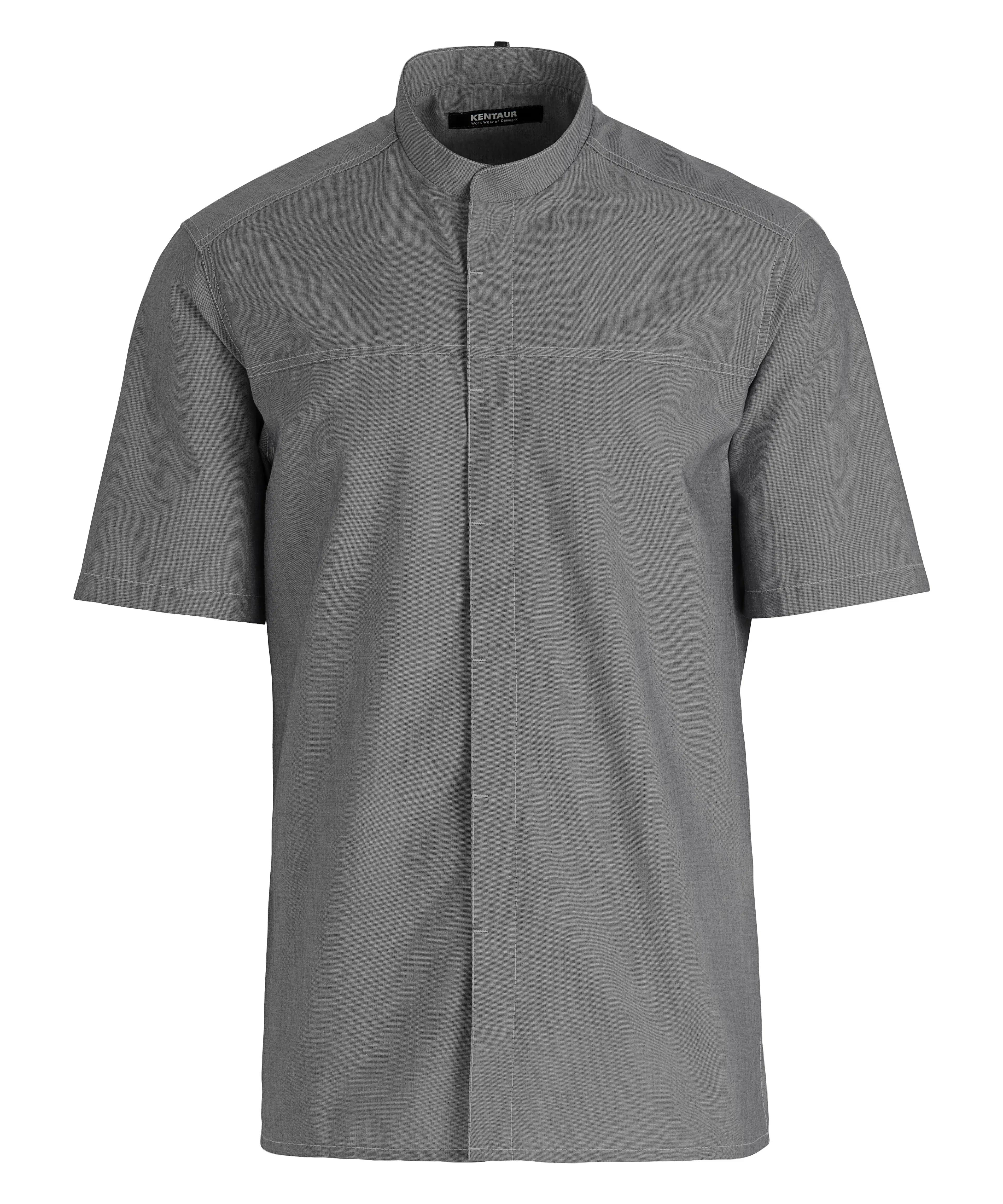 Koch/Servicehemd - chambray grau