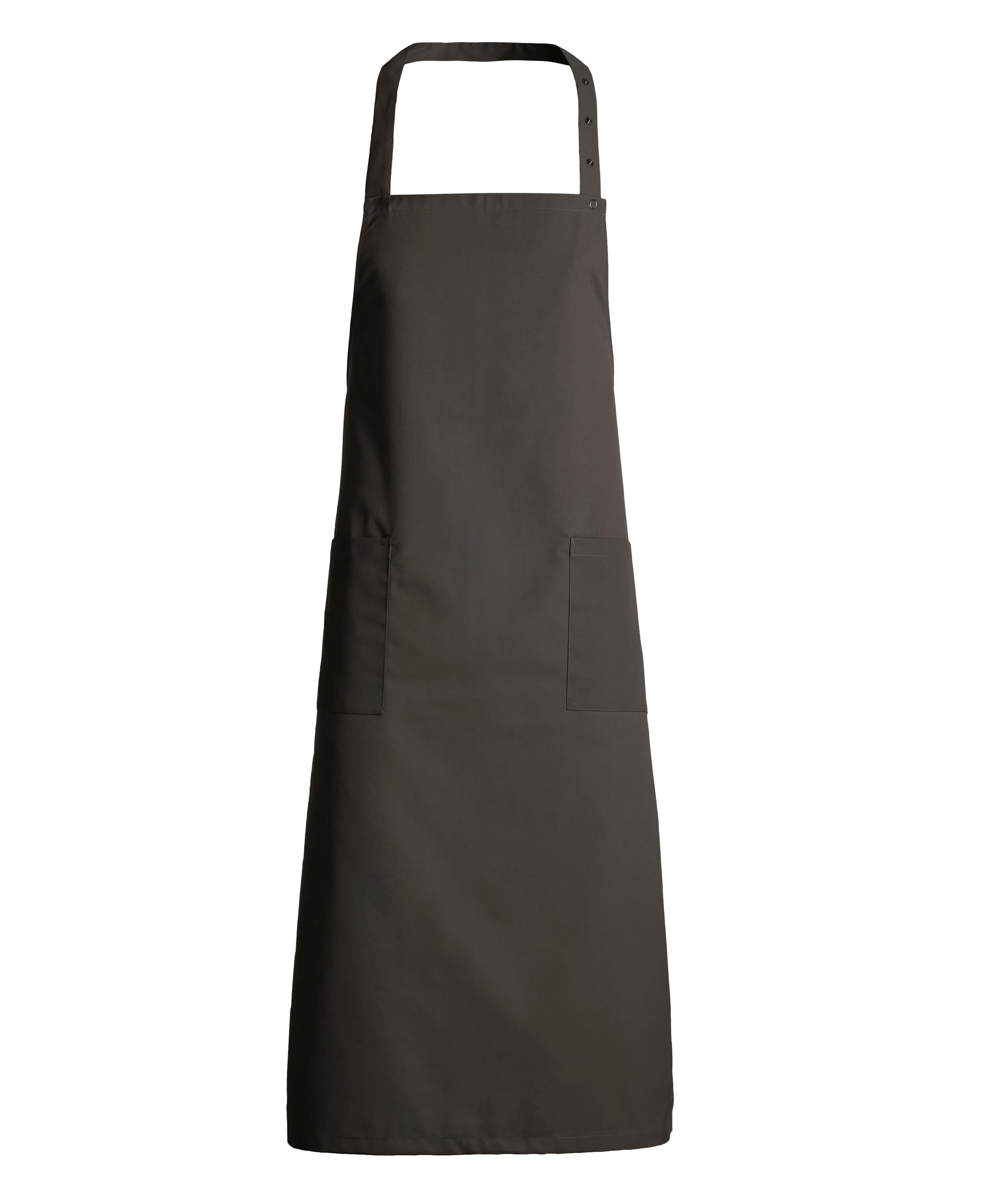 Latzschürze m. Taschen - schwarz 2