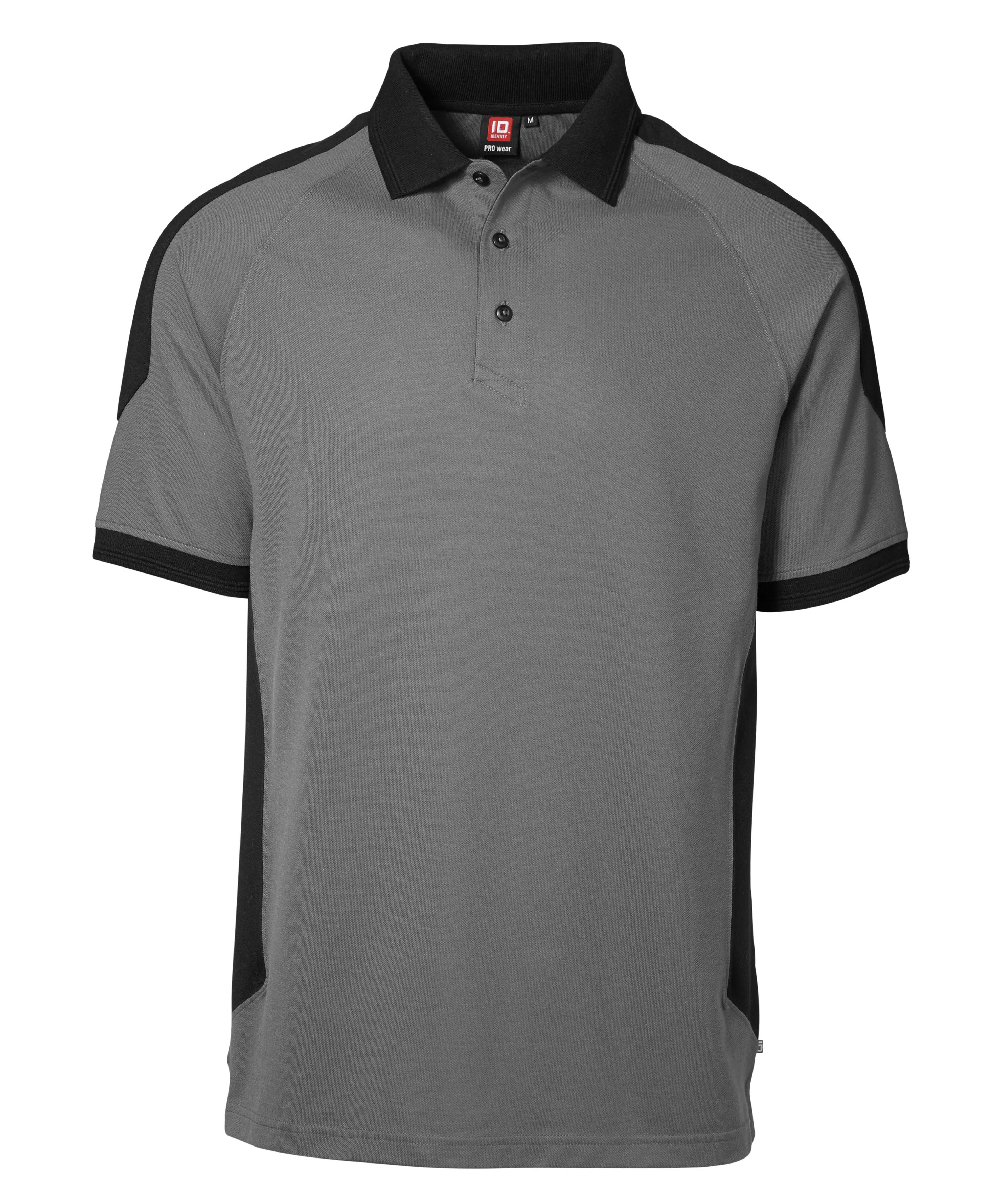 PRO Wear Poloshirt ID0322 - grau/schwarz