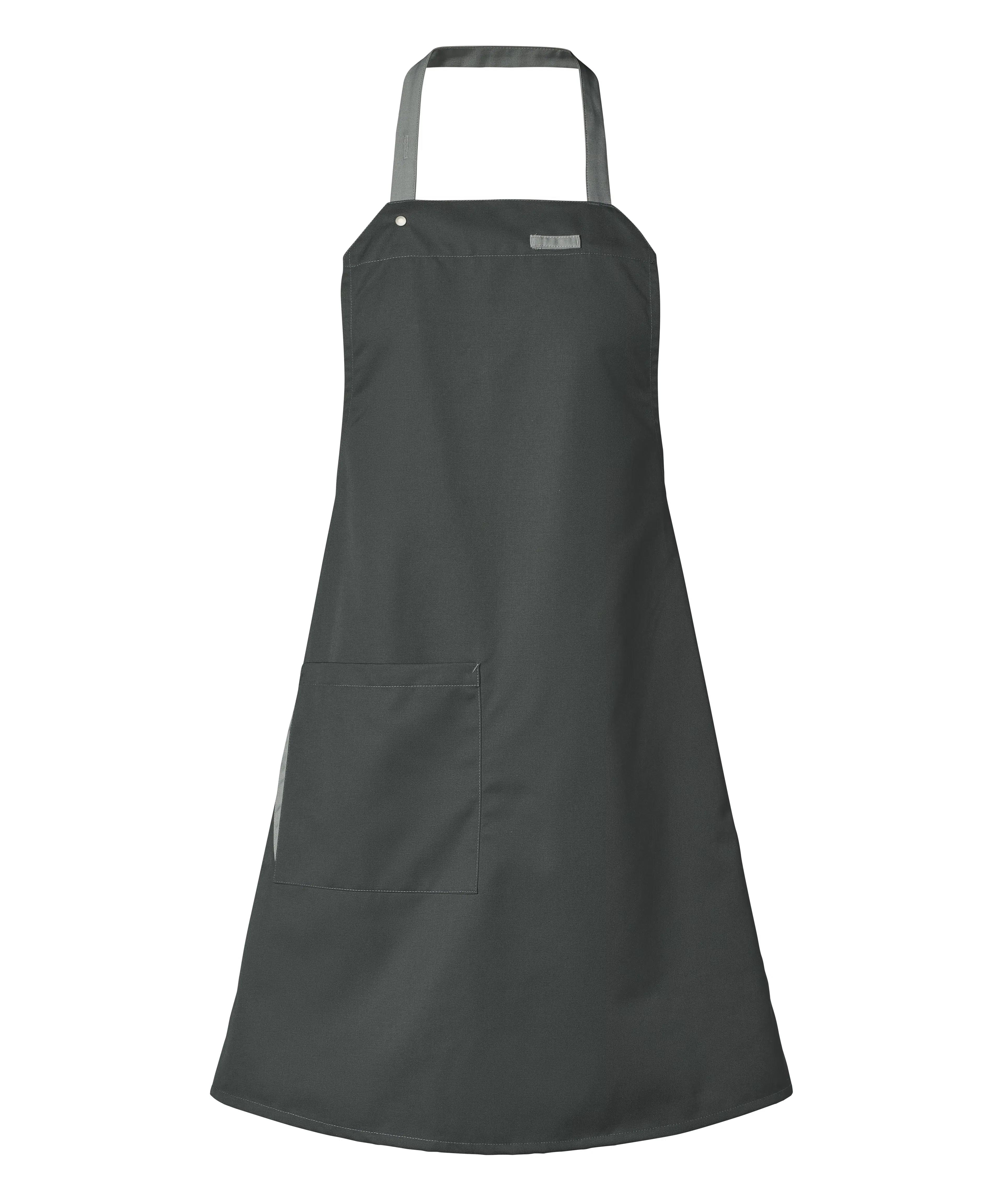 Rockschürze m. Latz - charcoal