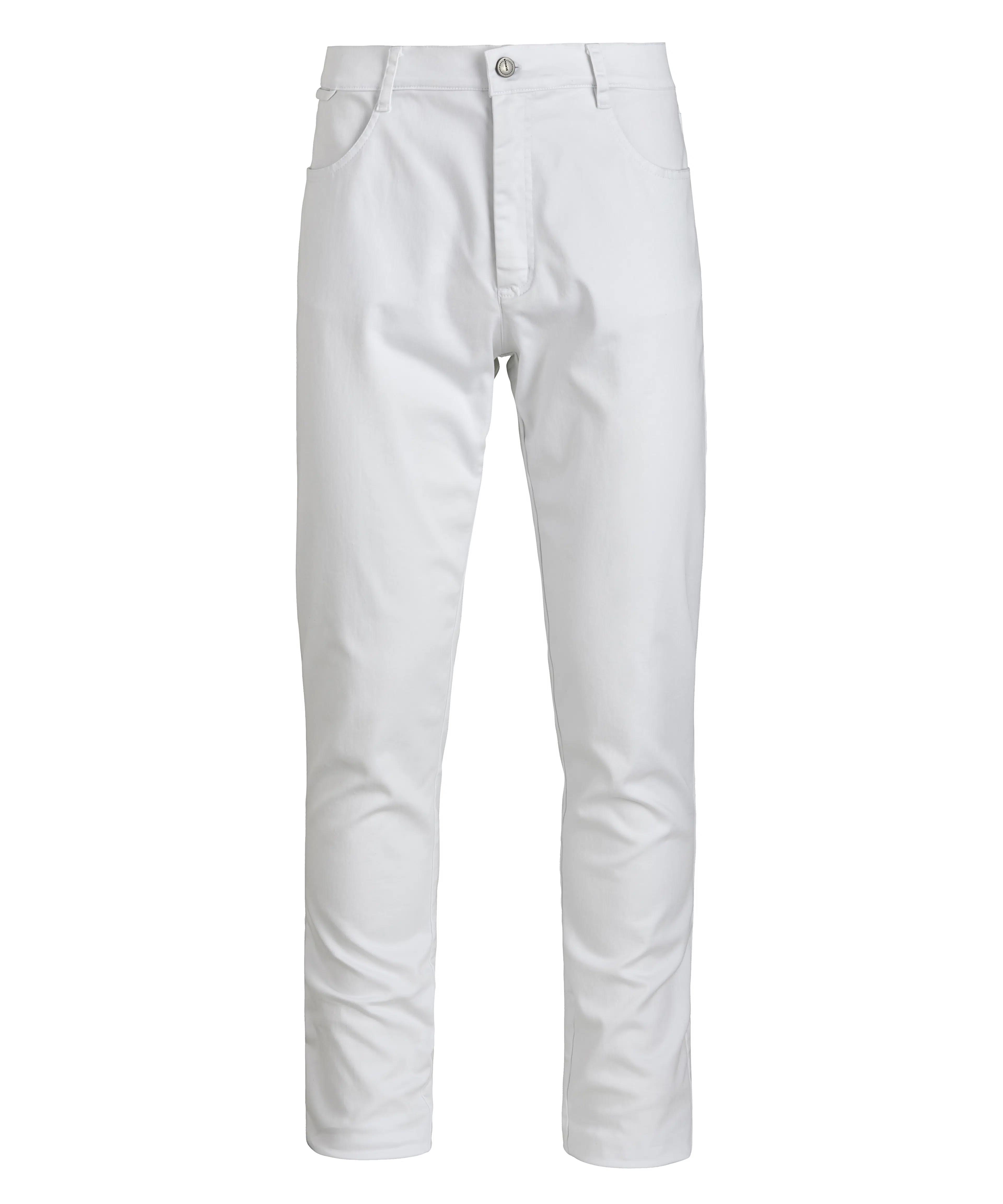 High stretch Herrenhose - weiß
