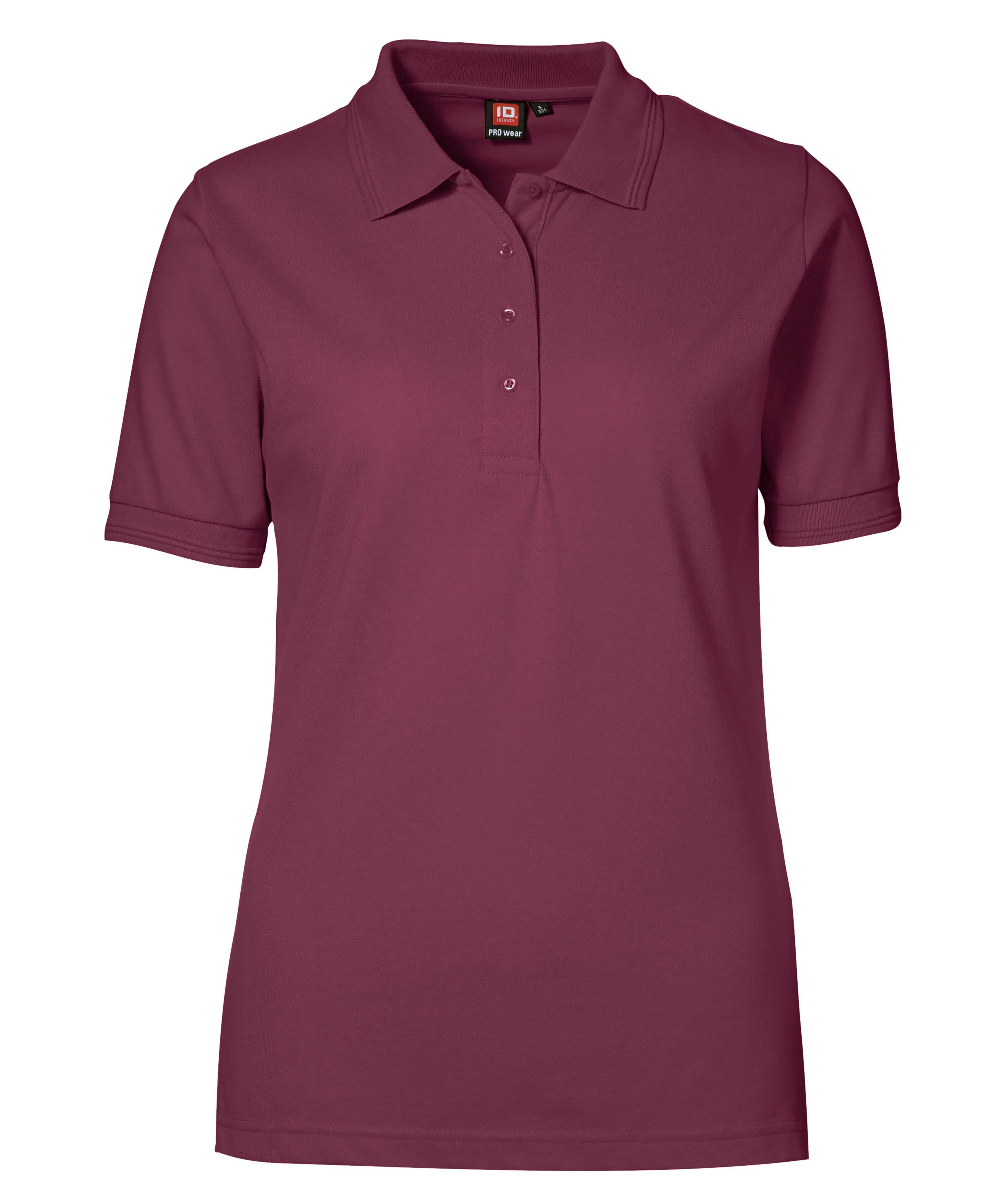 PRO Wear Damenpolo ID0321 - bordeaux