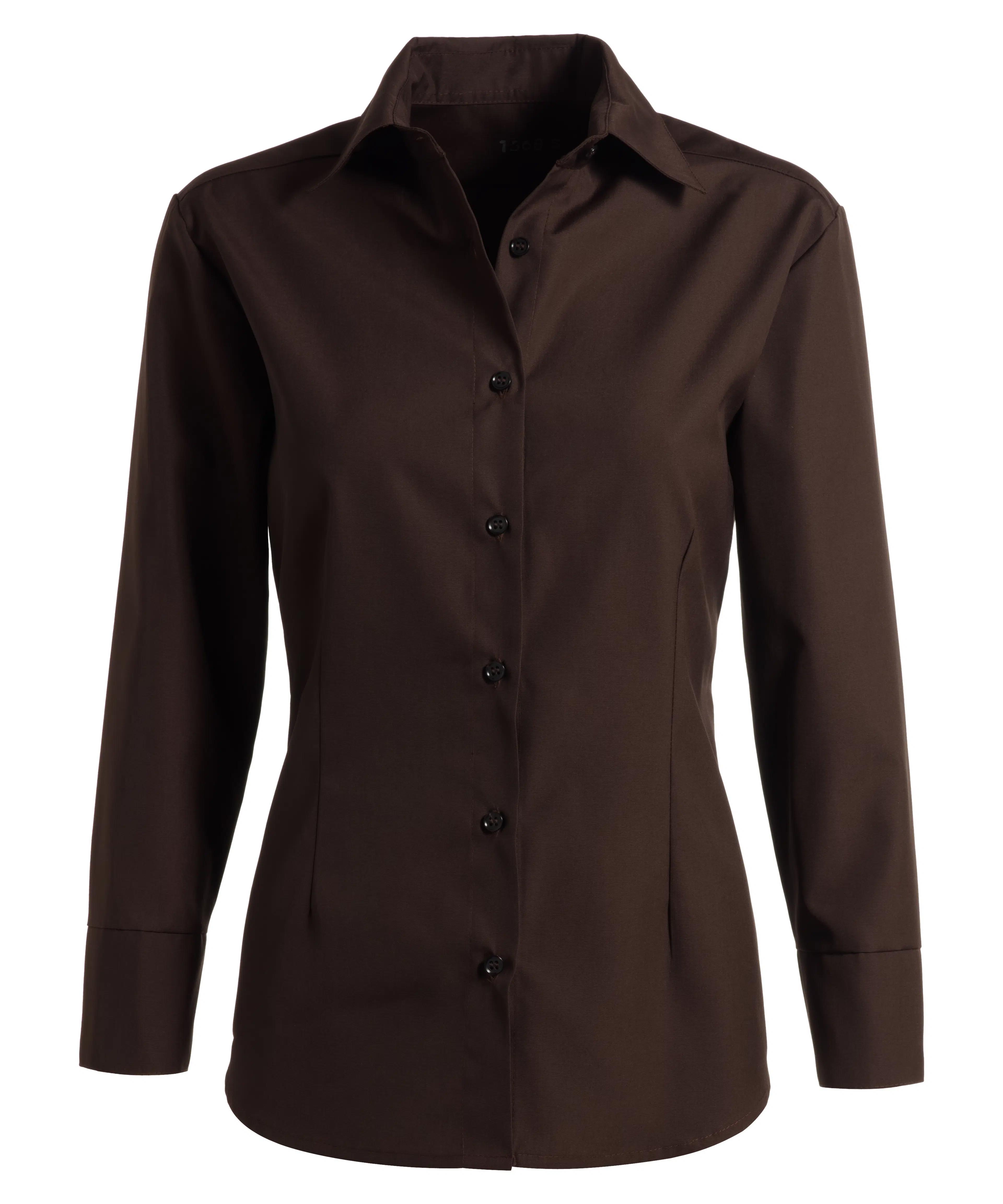 Kentaur - Dameskjorte - mocca til kvinder, 65/35% PES/CO - 150 g/m2