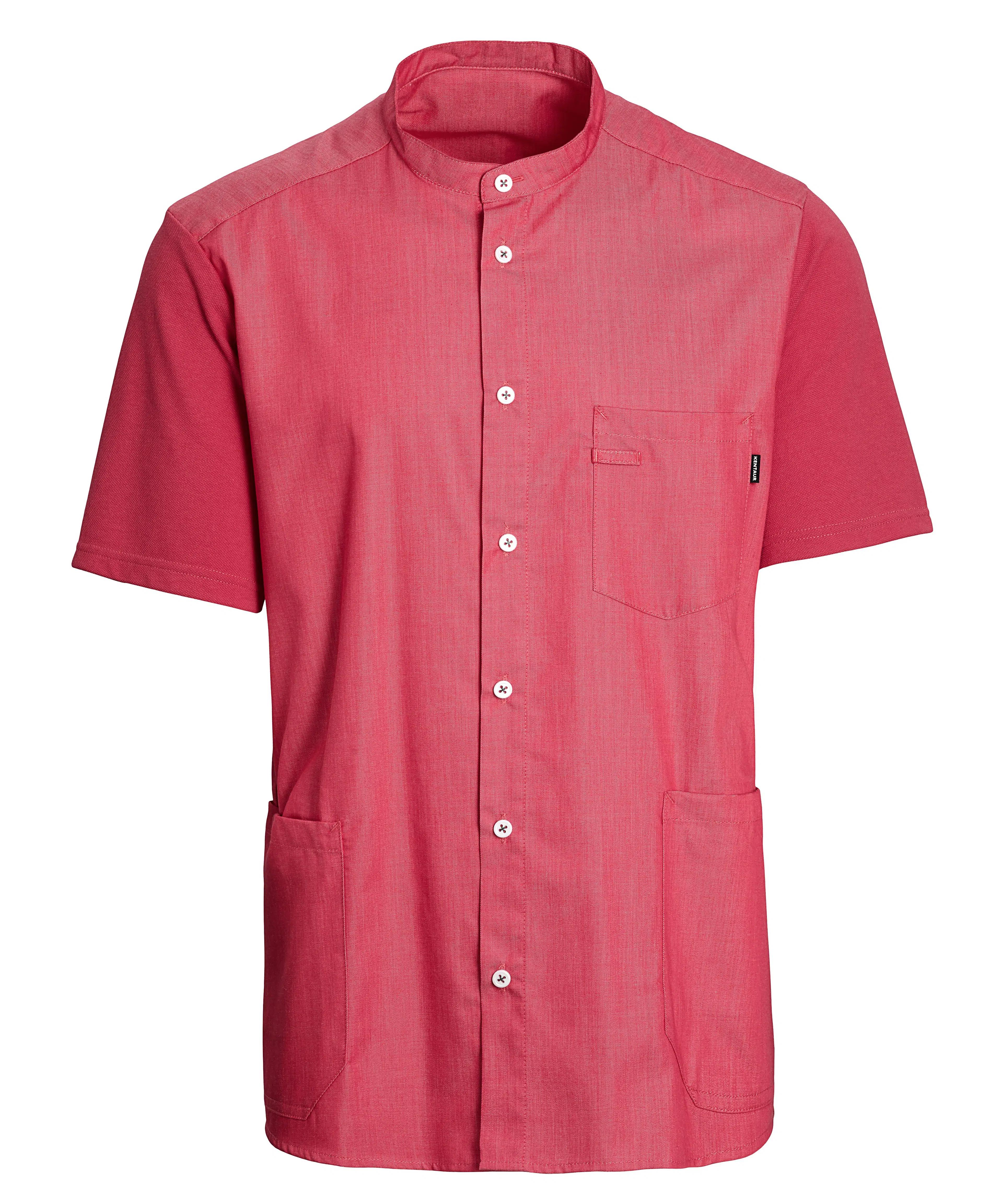 Herren Piqué Kasack - raspberry